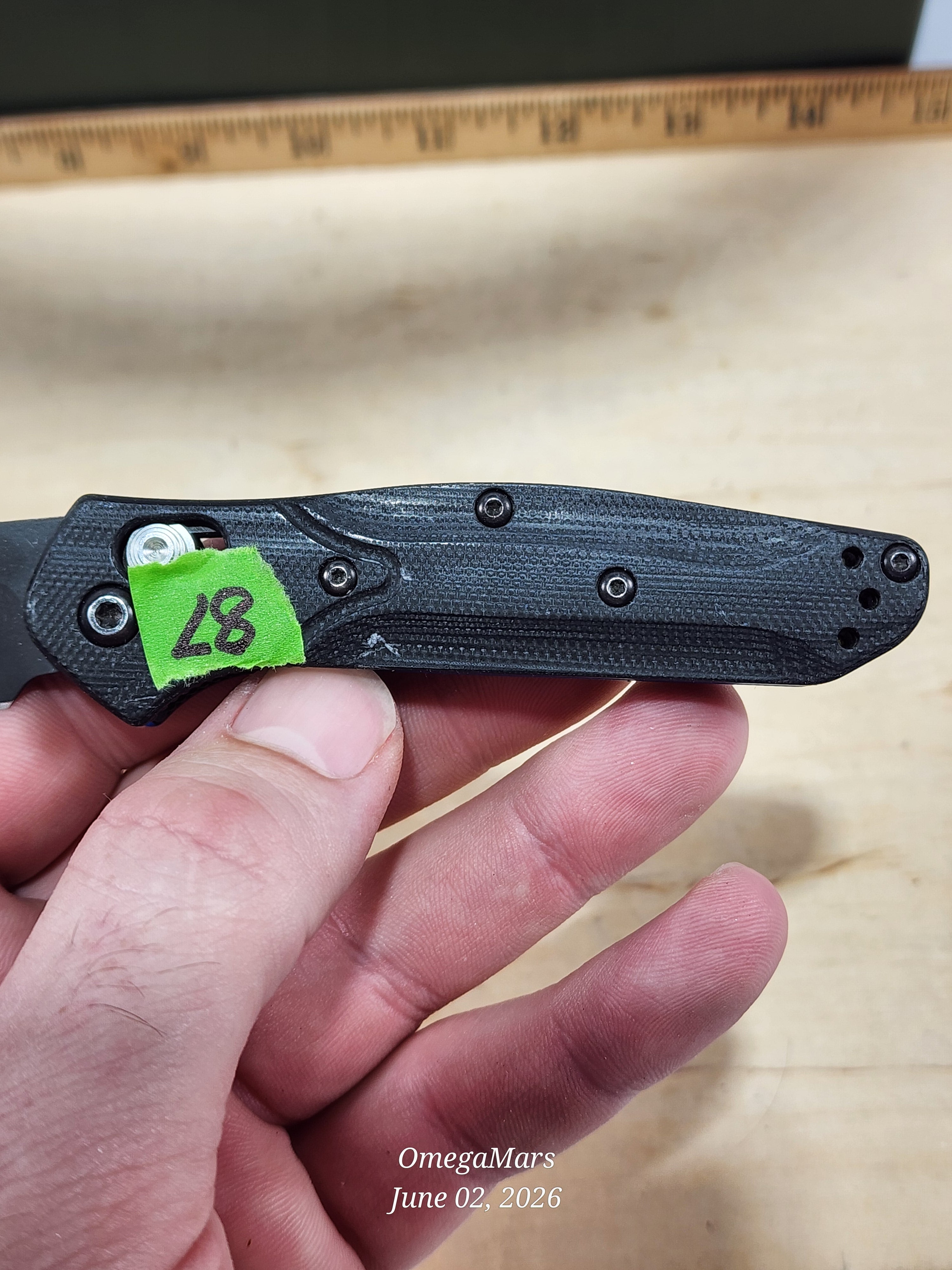 BENCHMADE 945BK-1 Mini Osborne - Light Usage - #87Gr