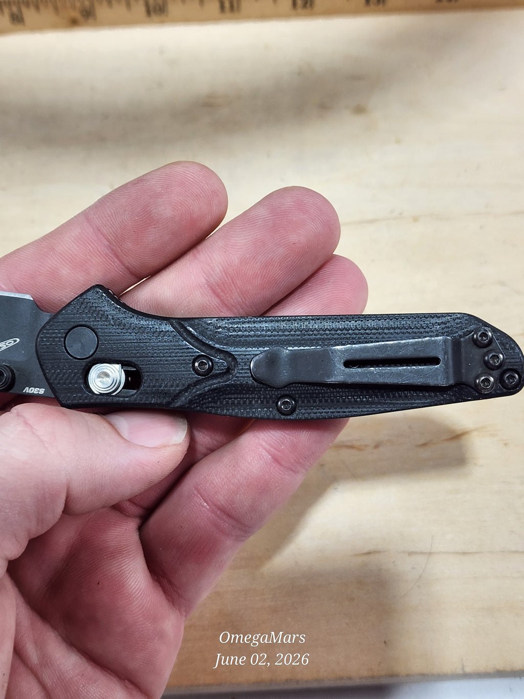 BENCHMADE 945BK-1 Mini Osborne - Light Usage - #87Gr