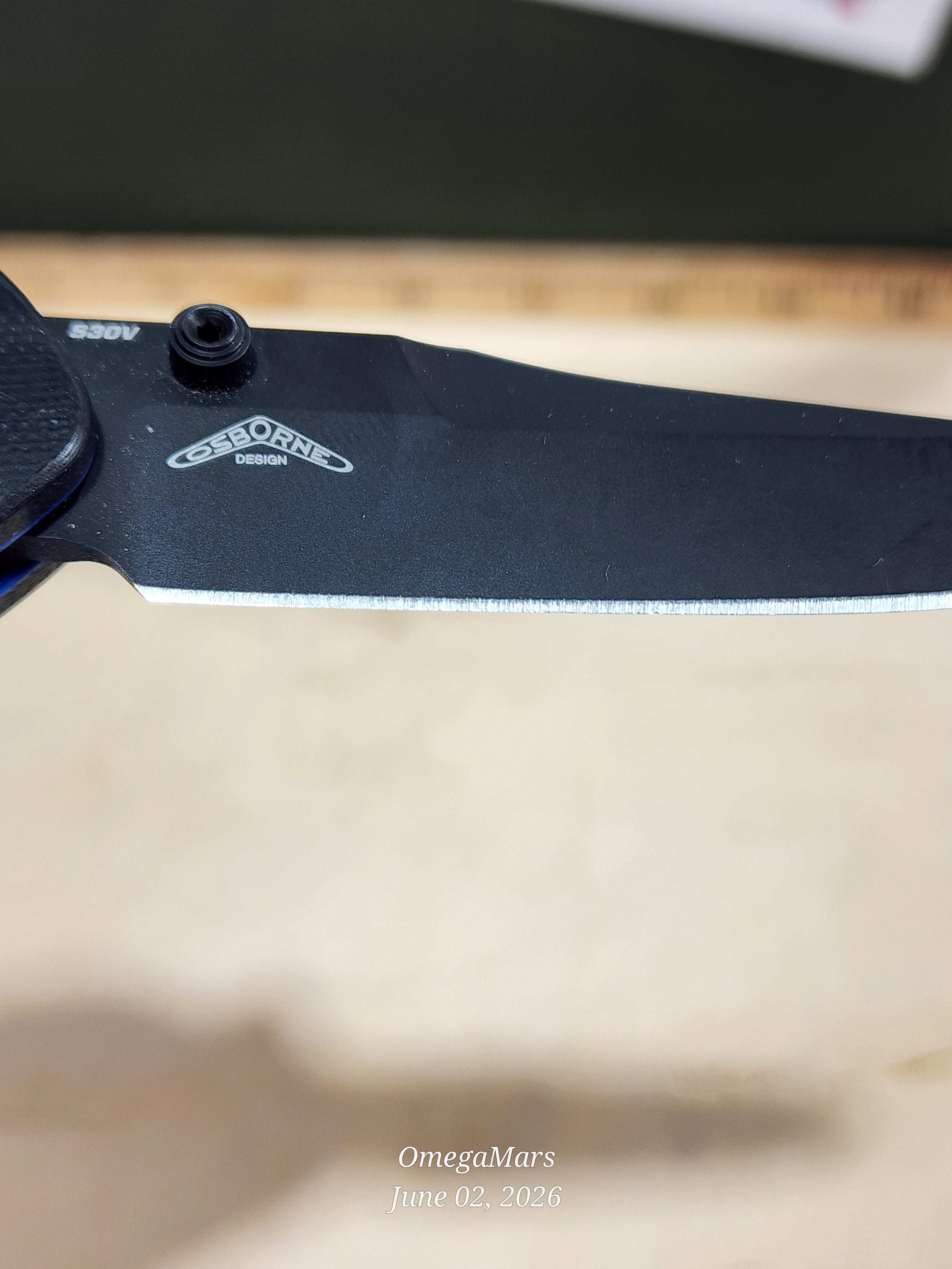 BENCHMADE 945BK-1 Mini Osborne - Light Usage - #87Gr