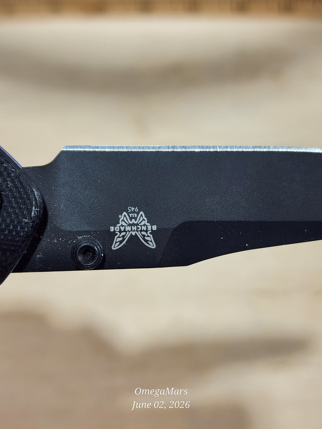 BENCHMADE 945BK-1 Mini Osborne - Light Usage - #87Gr