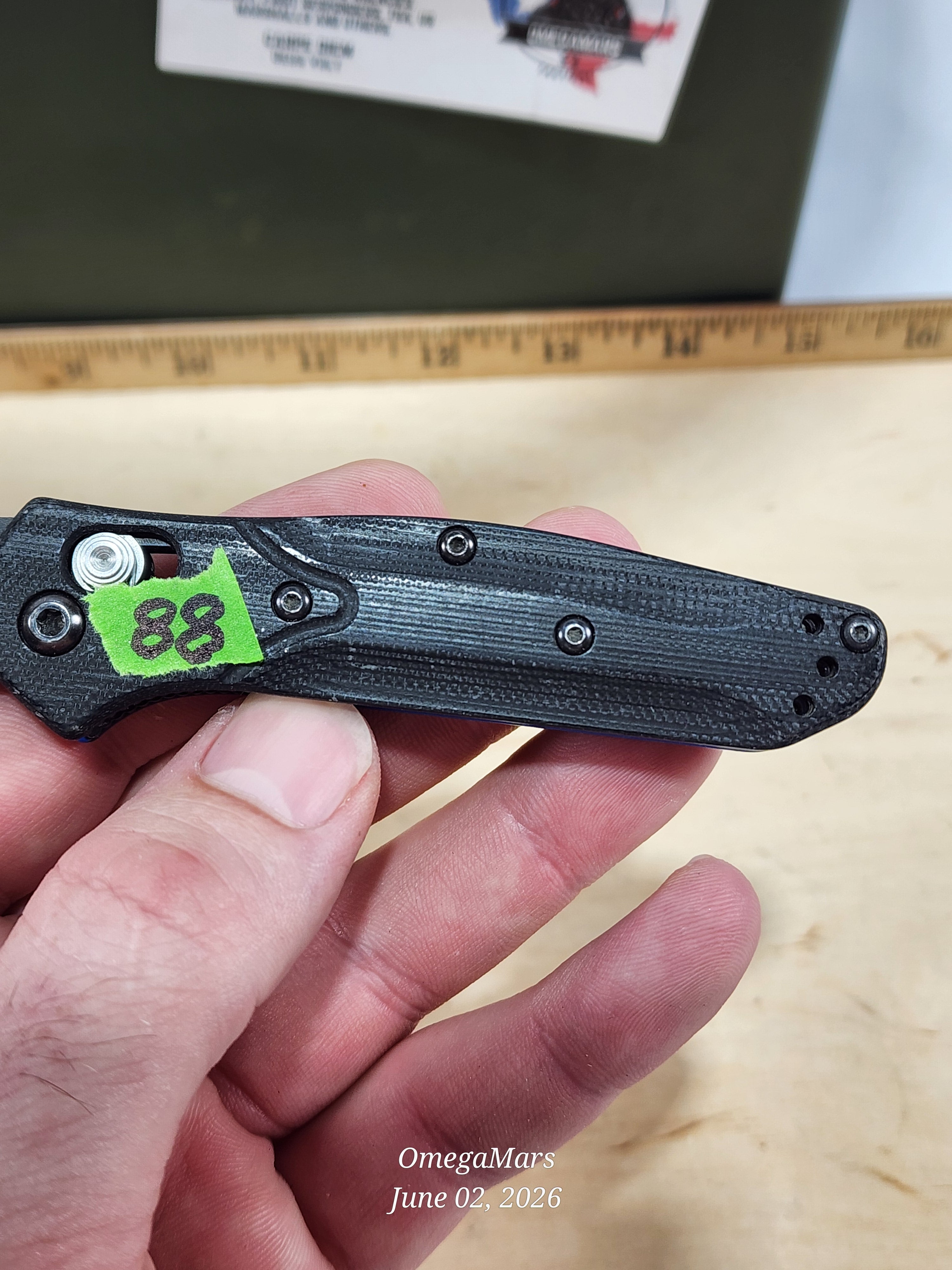 BENCHMADE 945BK-1 Mini Osborne - Light Usage - #88Gr