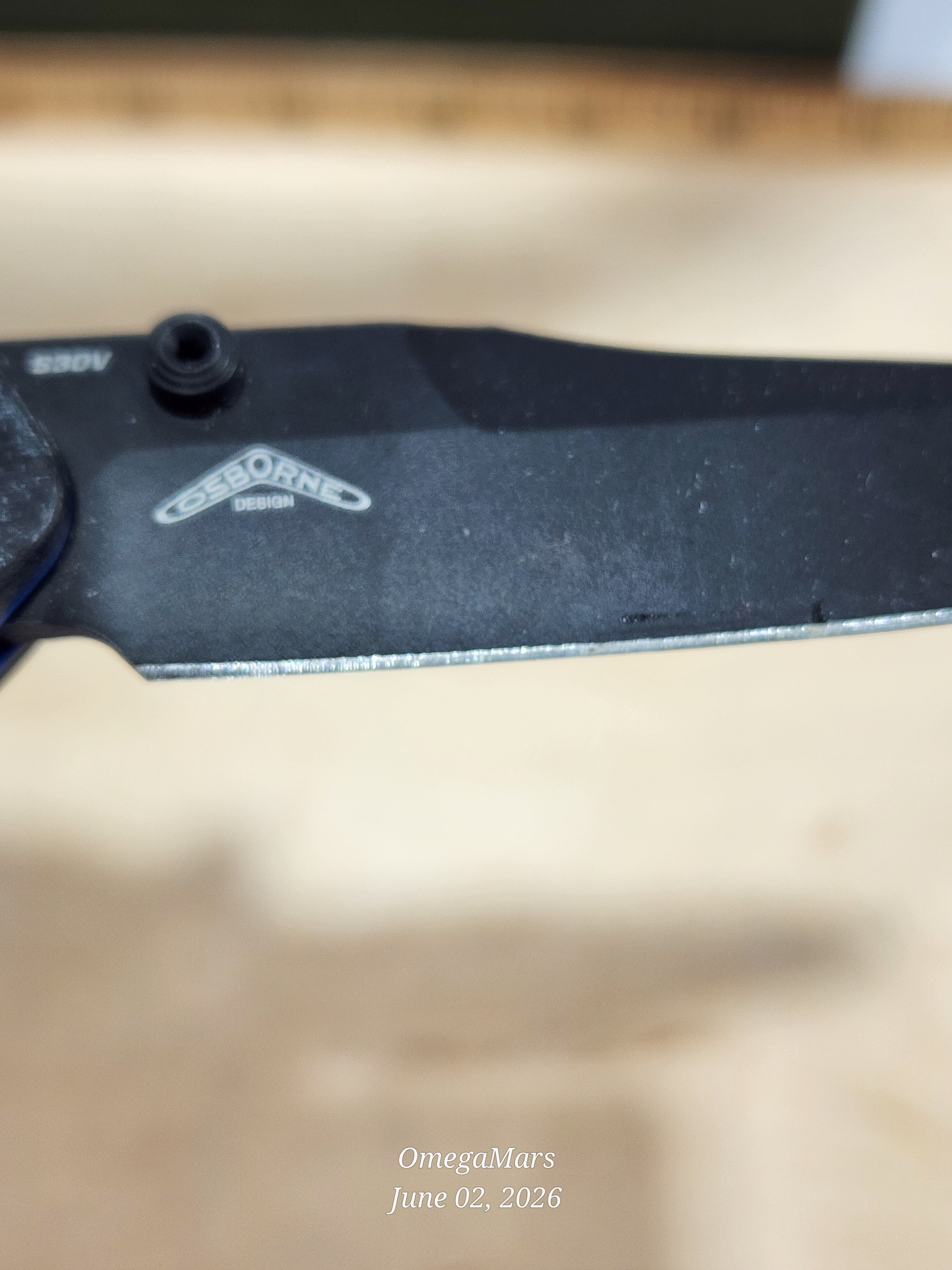 BENCHMADE 945BK-1 Mini Osborne - Light Usage - #88Gr