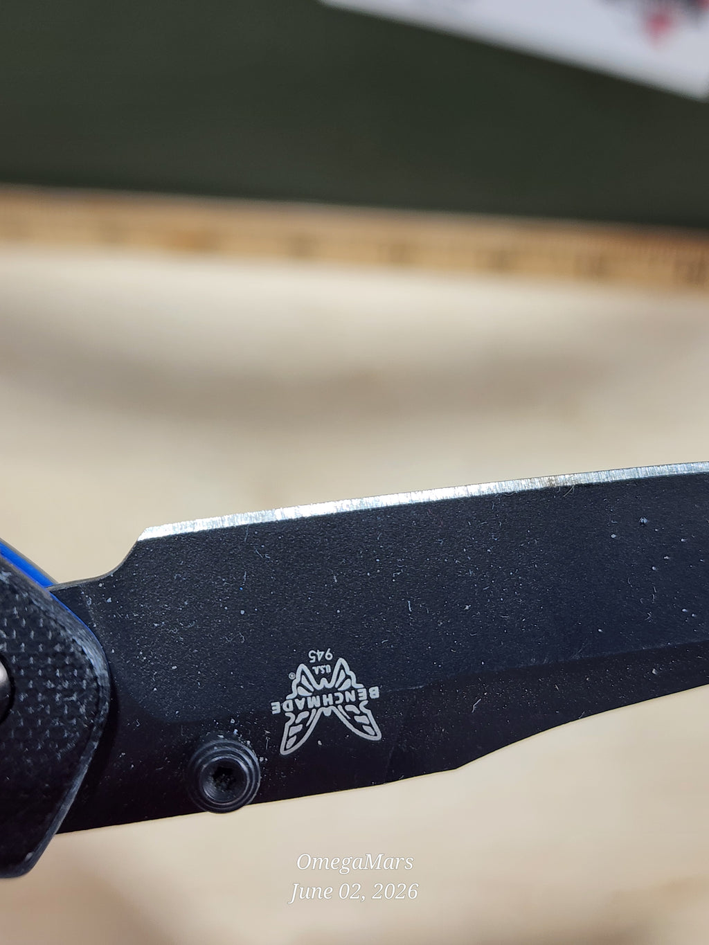 BENCHMADE 945BK-1 Mini Osborne - Light Usage - #88Gr