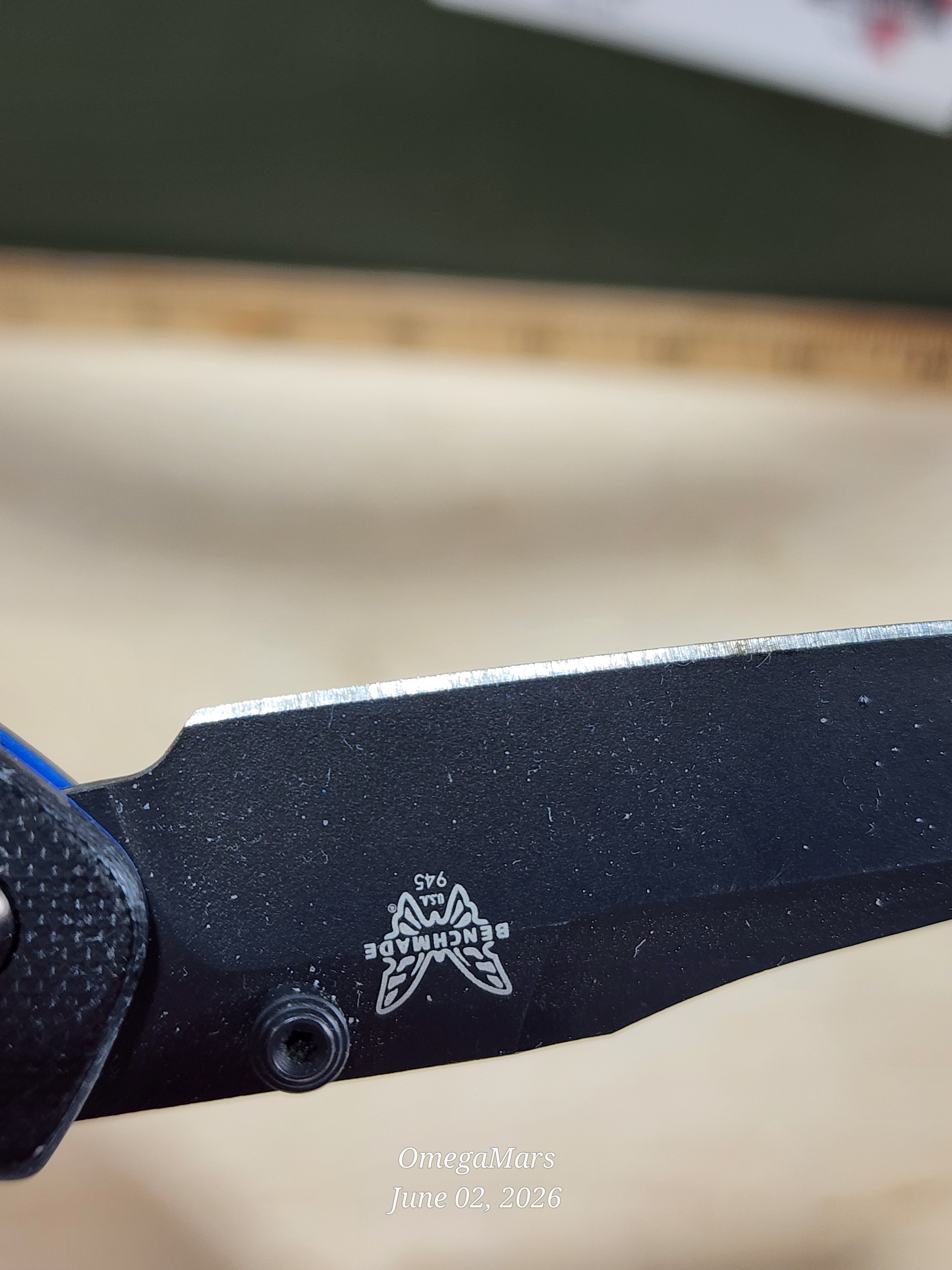 BENCHMADE 945BK-1 Mini Osborne - Light Usage - #88Gr