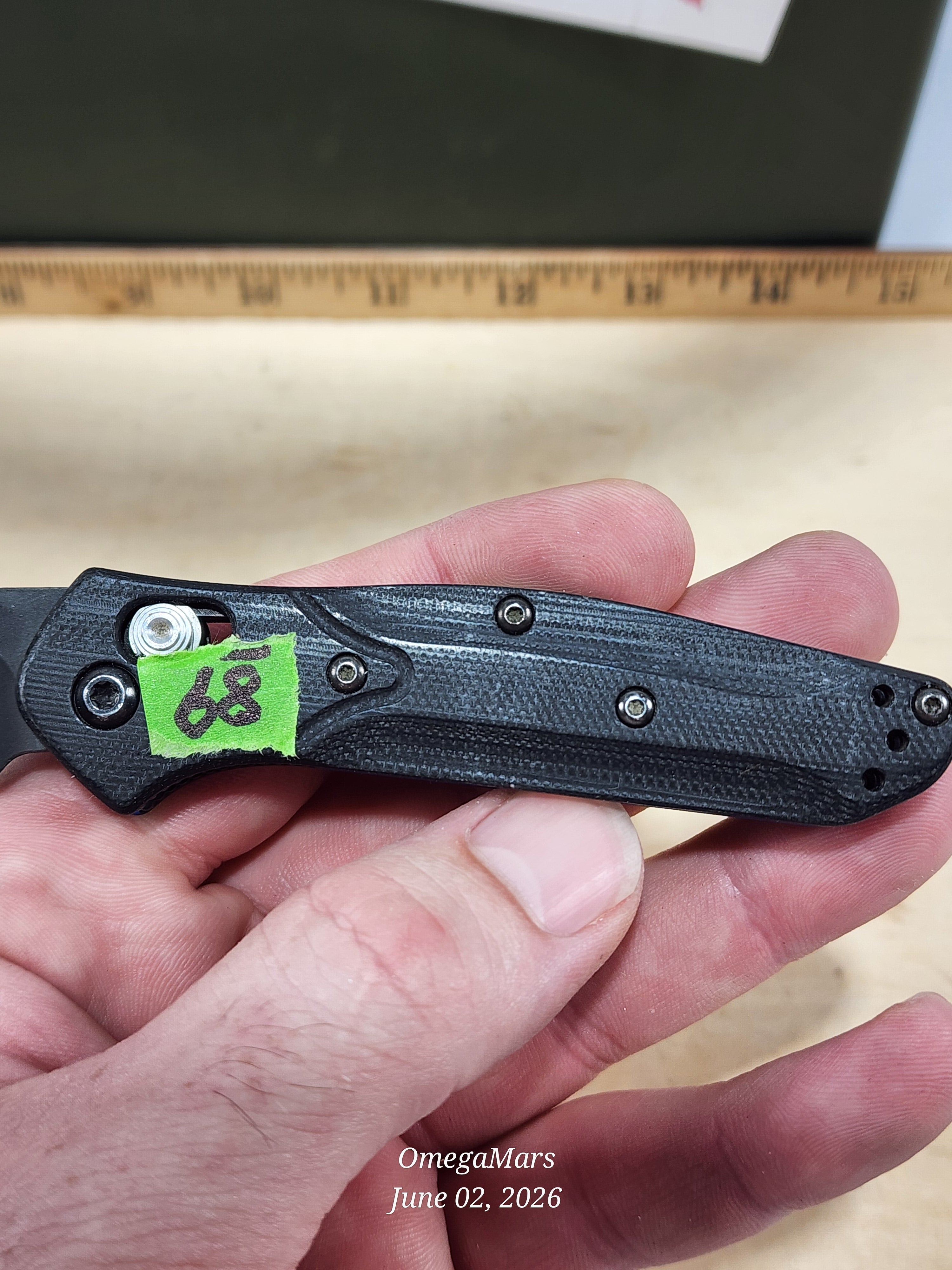 BENCHMADE 945BK-1 Mini Osborne - Light Usage - #89Gr