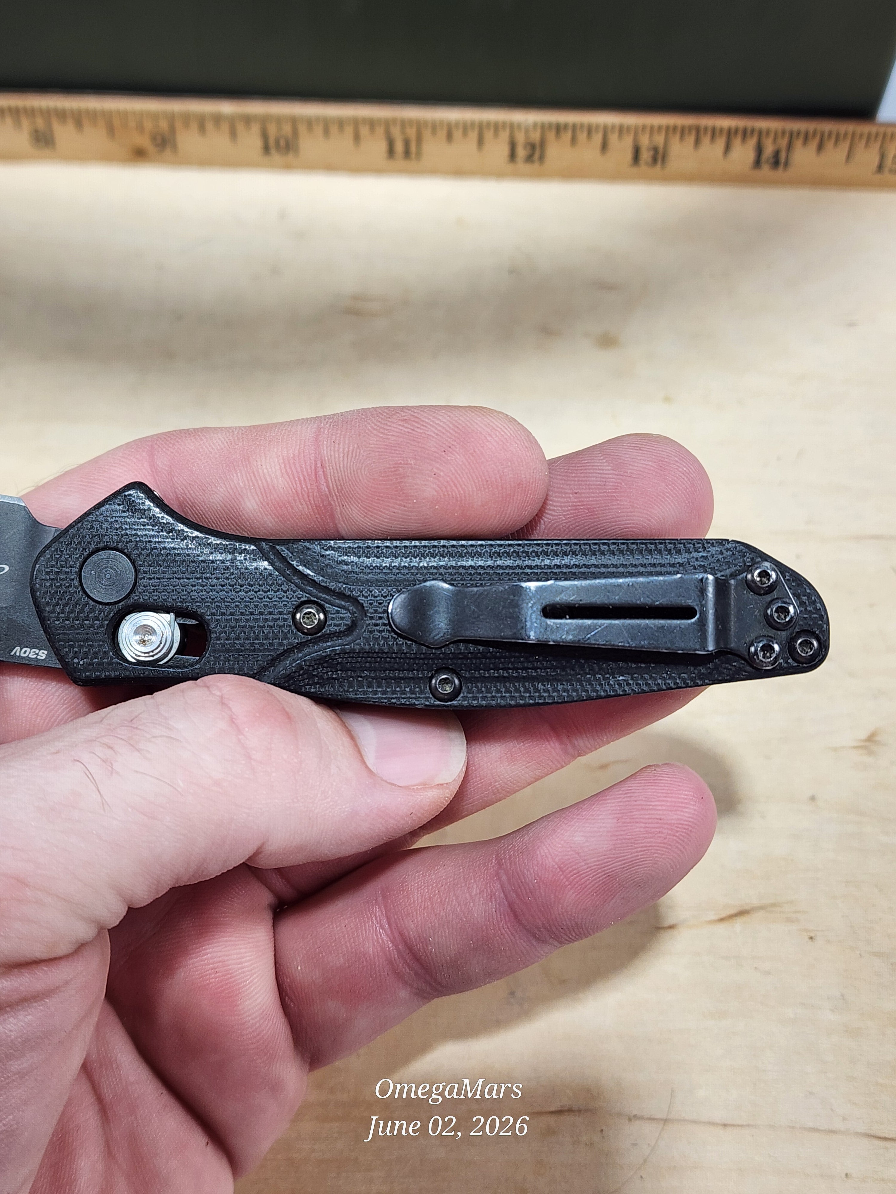 BENCHMADE 945BK-1 Mini Osborne - Light Usage - #89Gr