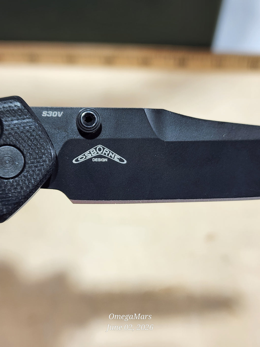 BENCHMADE 945BK-1 Mini Osborne - Light Usage - #89Gr