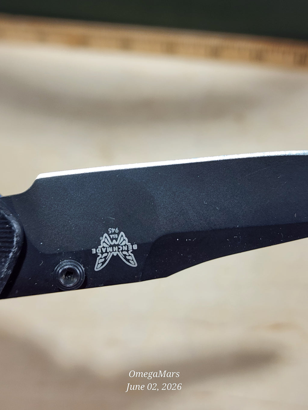 BENCHMADE 945BK-1 Mini Osborne - Light Usage - #89Gr