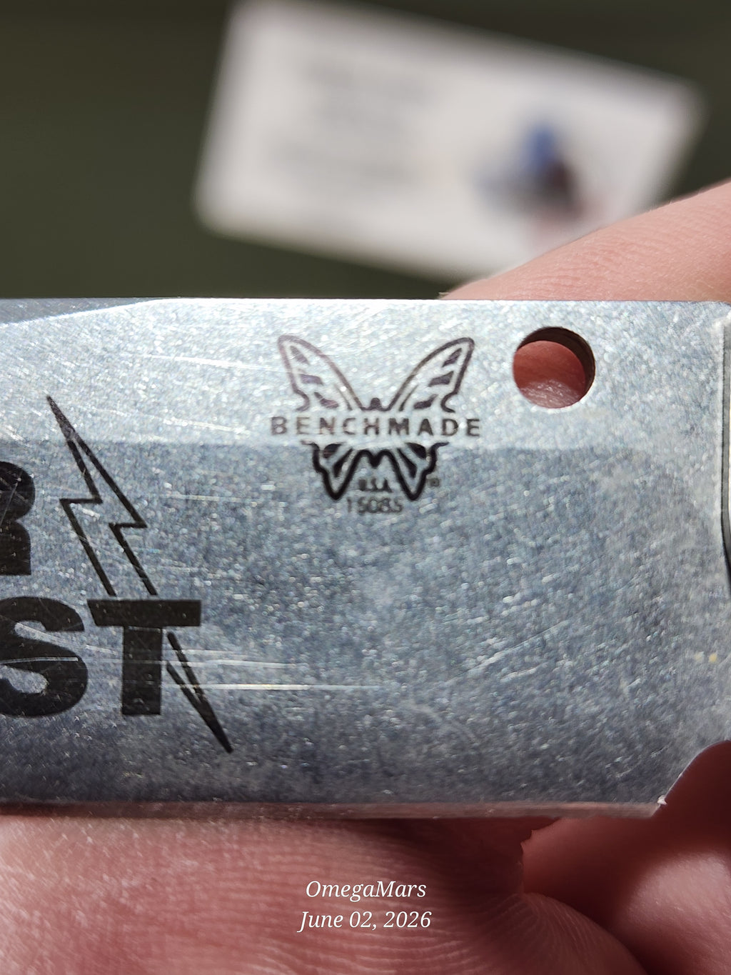 BENCHMADE 15085-2 Mini Crooked River - Light Usage - #90Gr