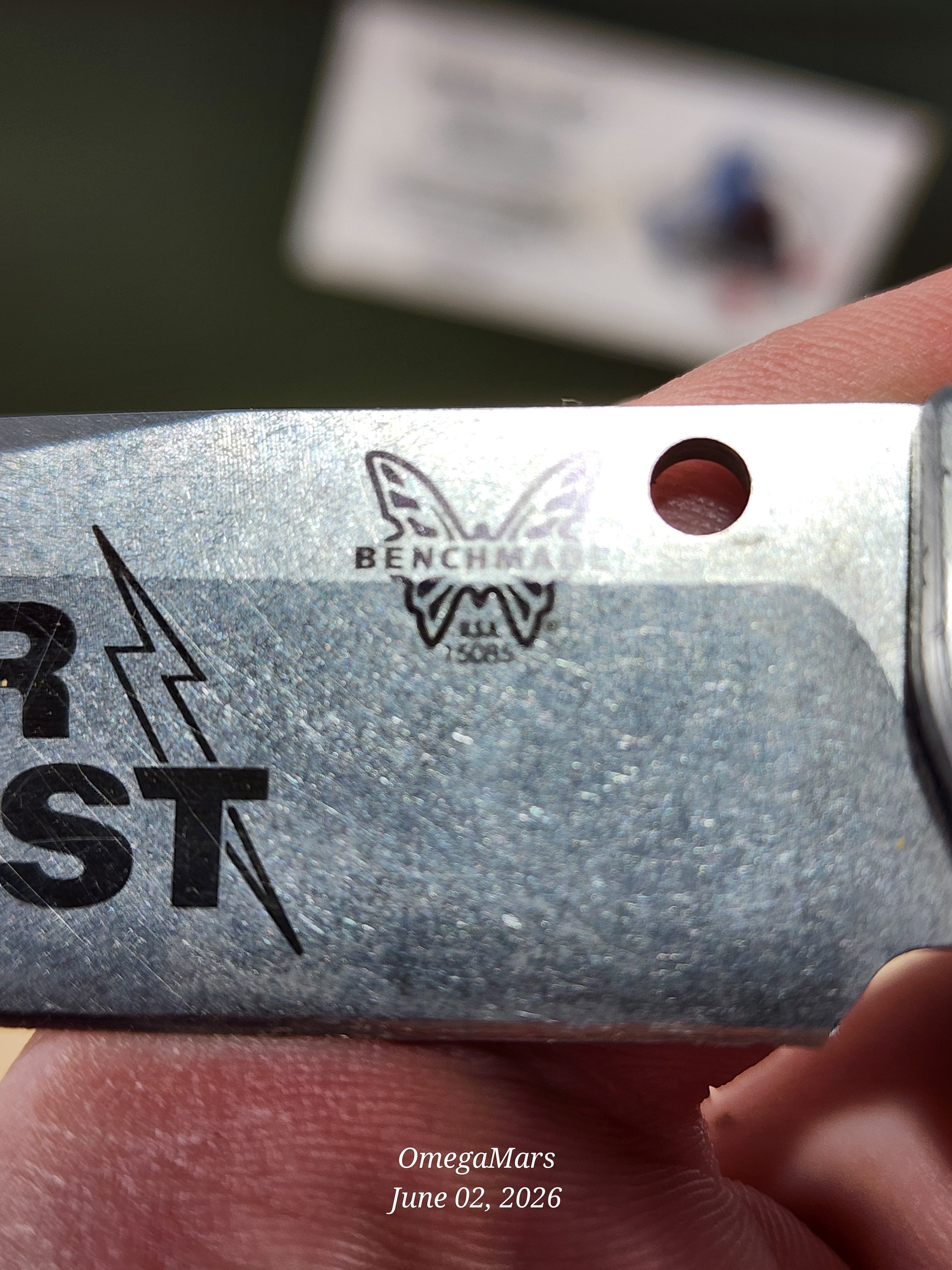 BENCHMADE 15085-2 Mini Crooked River - Light Usage - #90Gr