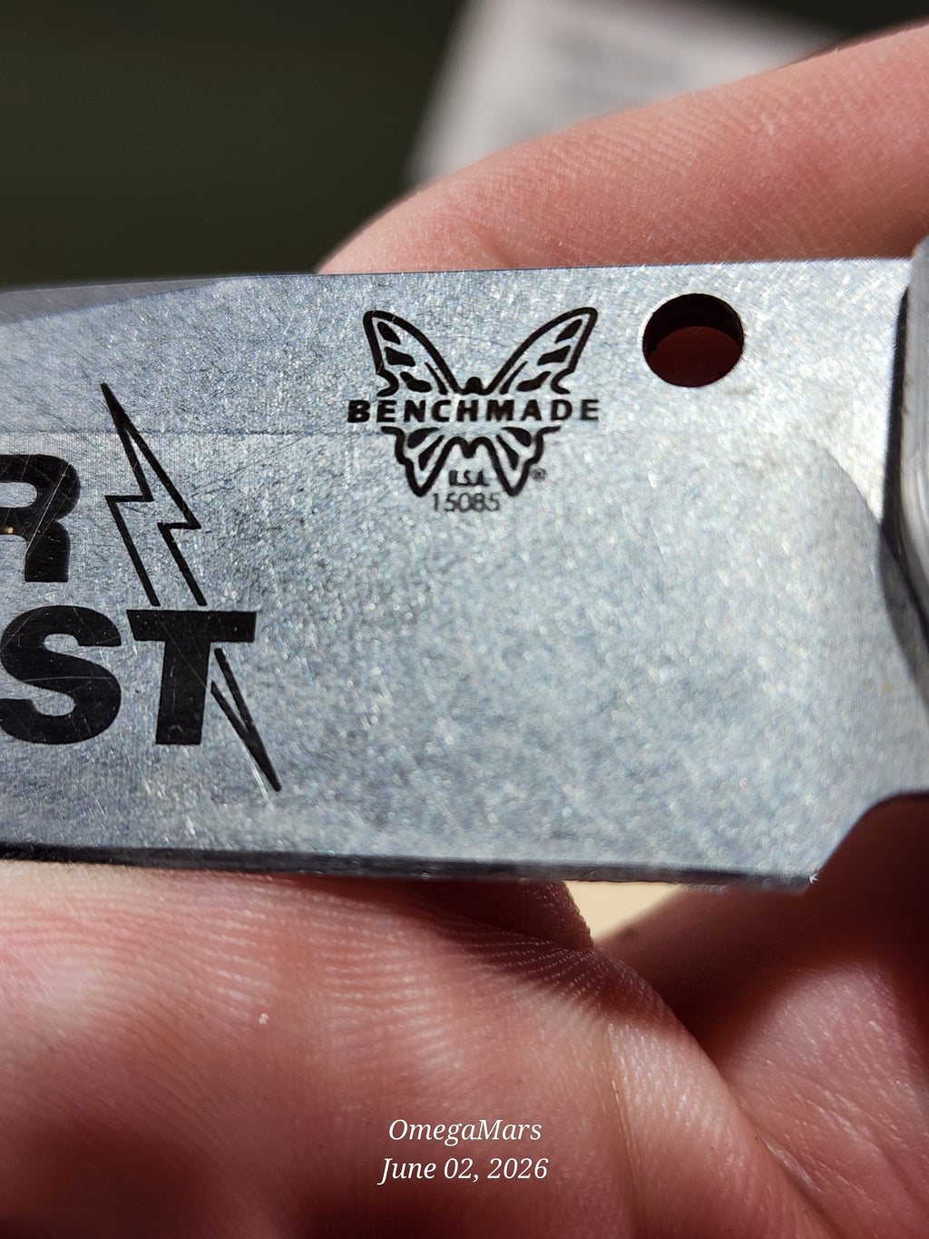 BENCHMADE 15085-2 Mini Crooked River - Light Usage - #90Gr