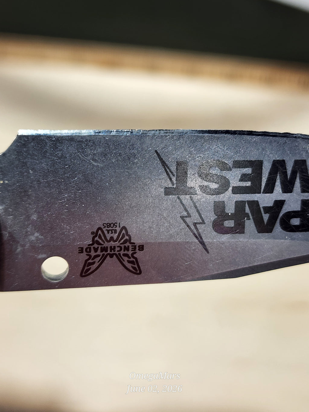BENCHMADE 15085-2 Mini Crooked River - Light Usage - #90Gr