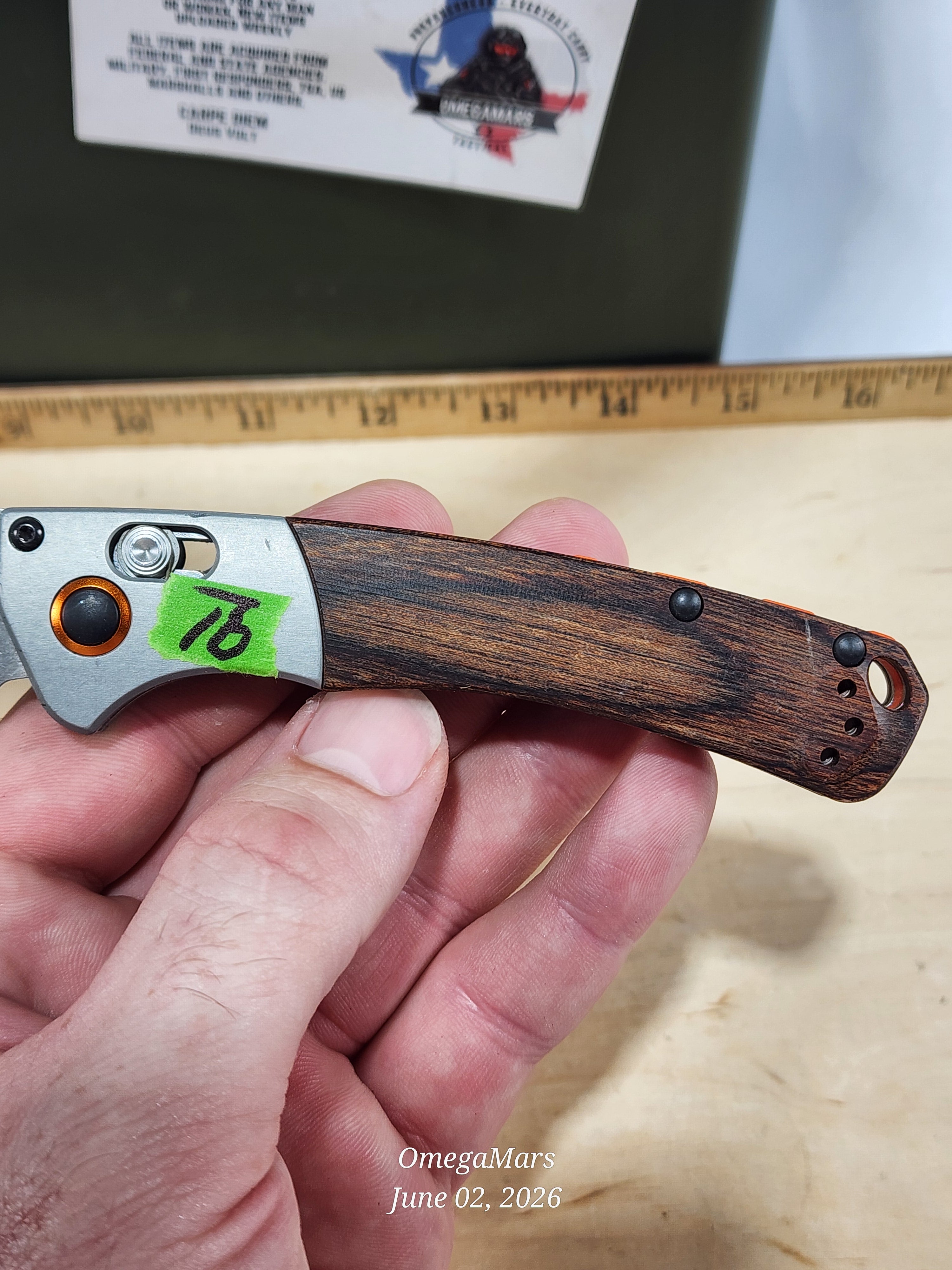 BENCHMADE 15085-2 Mini Crooked River - Light Usage - #91Gr