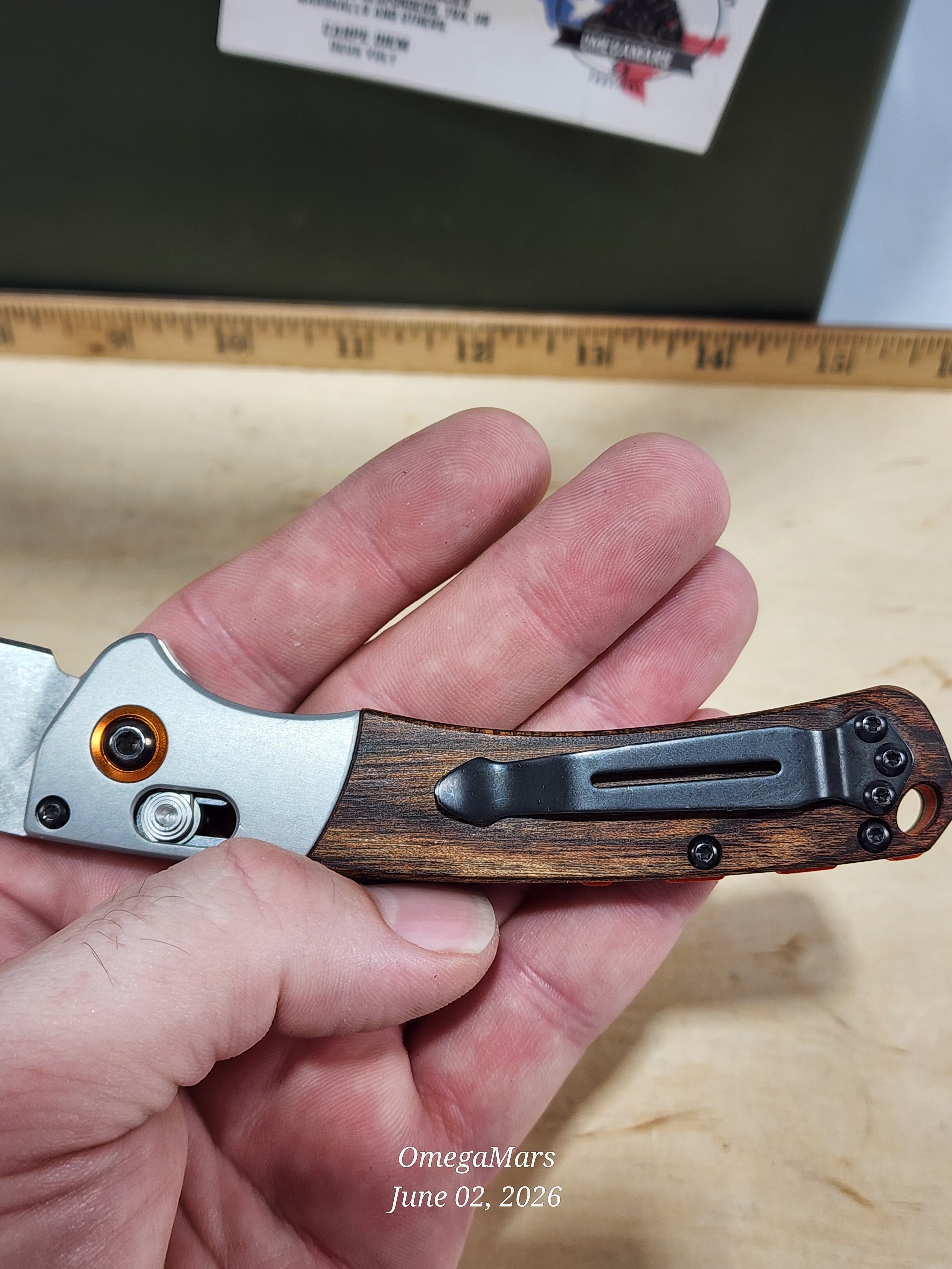 BENCHMADE 15085-2 Mini Crooked River - Light Usage - #91Gr