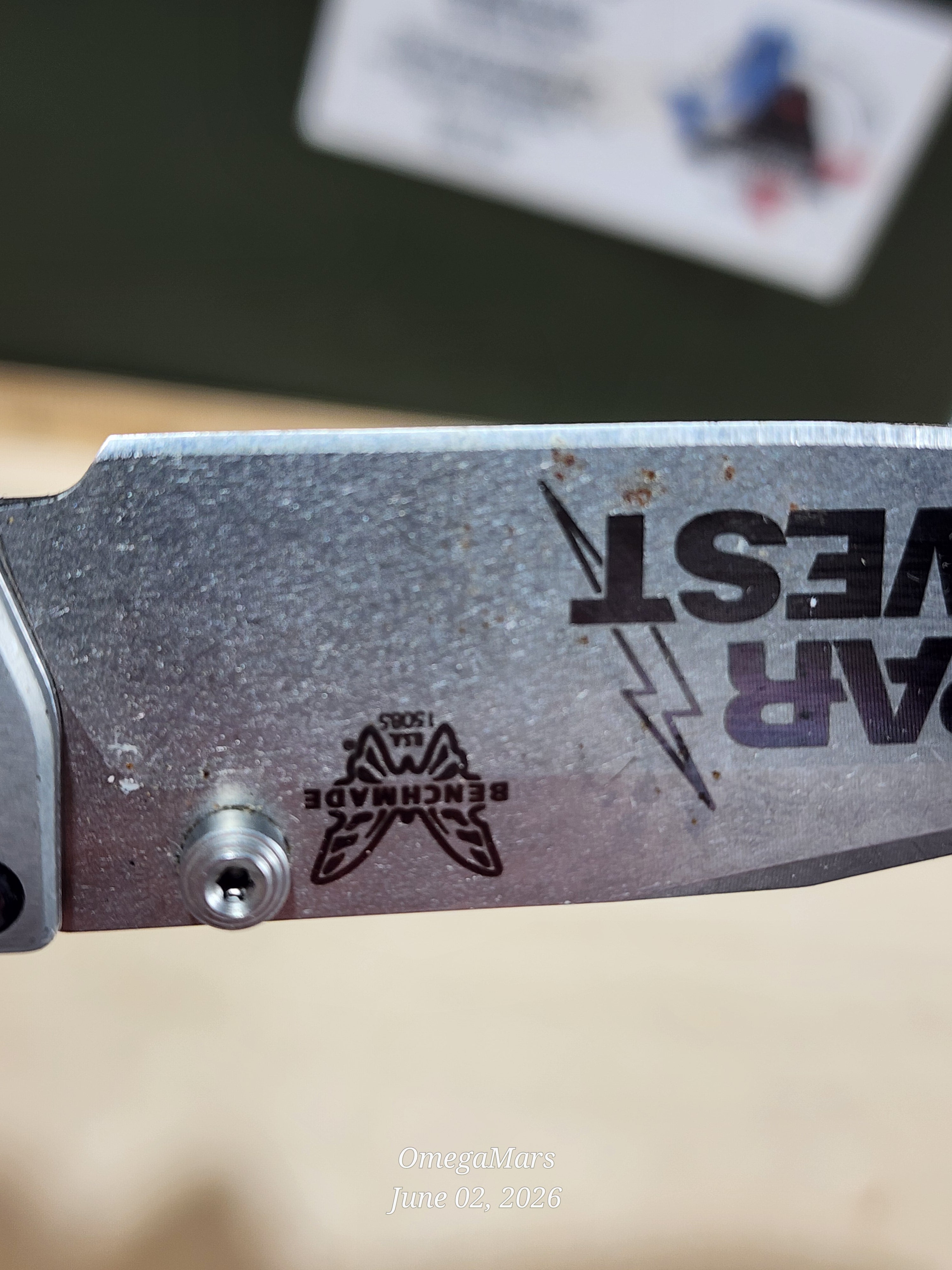 BENCHMADE 15085-2 Mini Crooked River - Light Usage - #91Gr