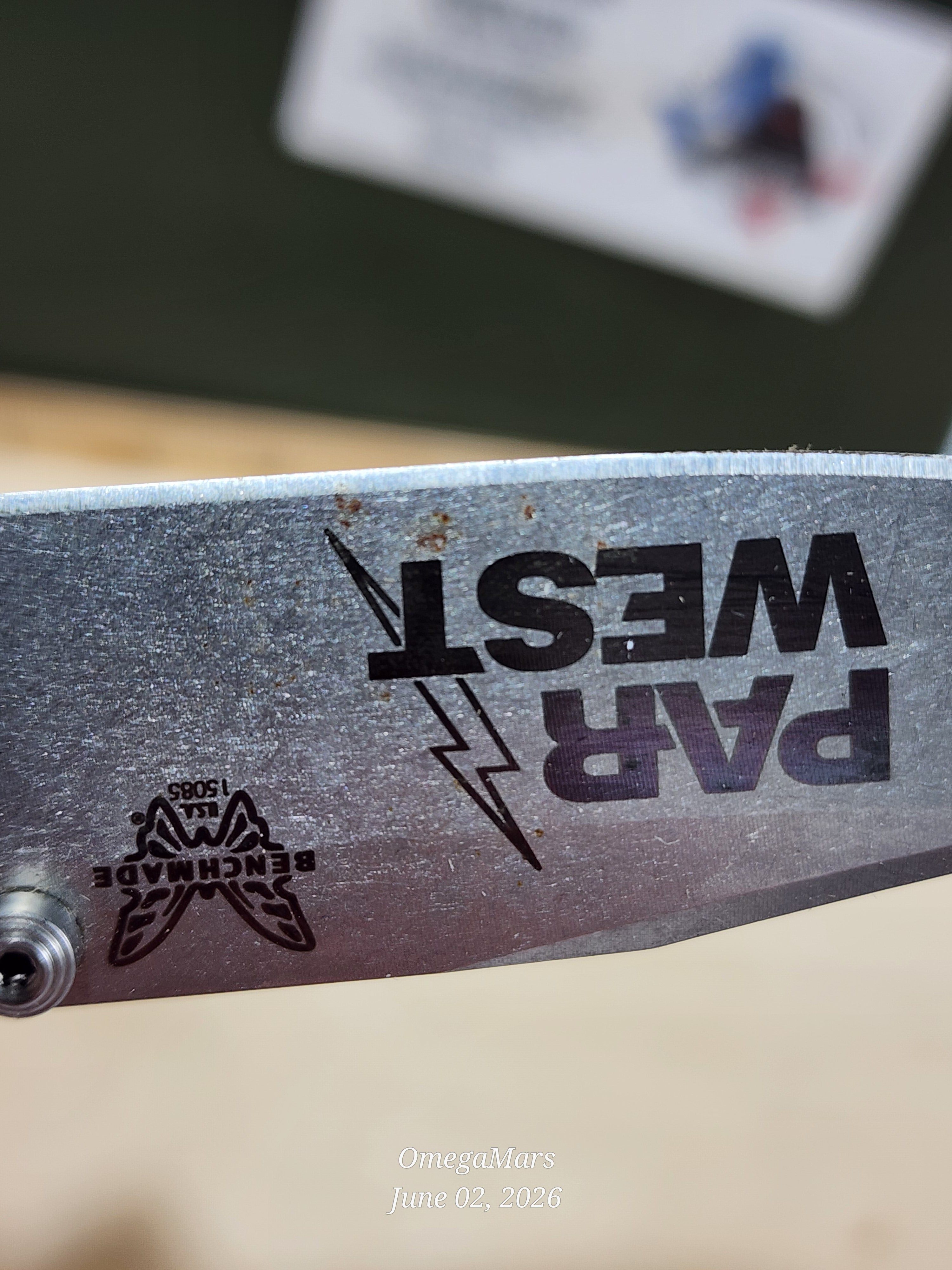 BENCHMADE 15085-2 Mini Crooked River - Light Usage - #91Gr