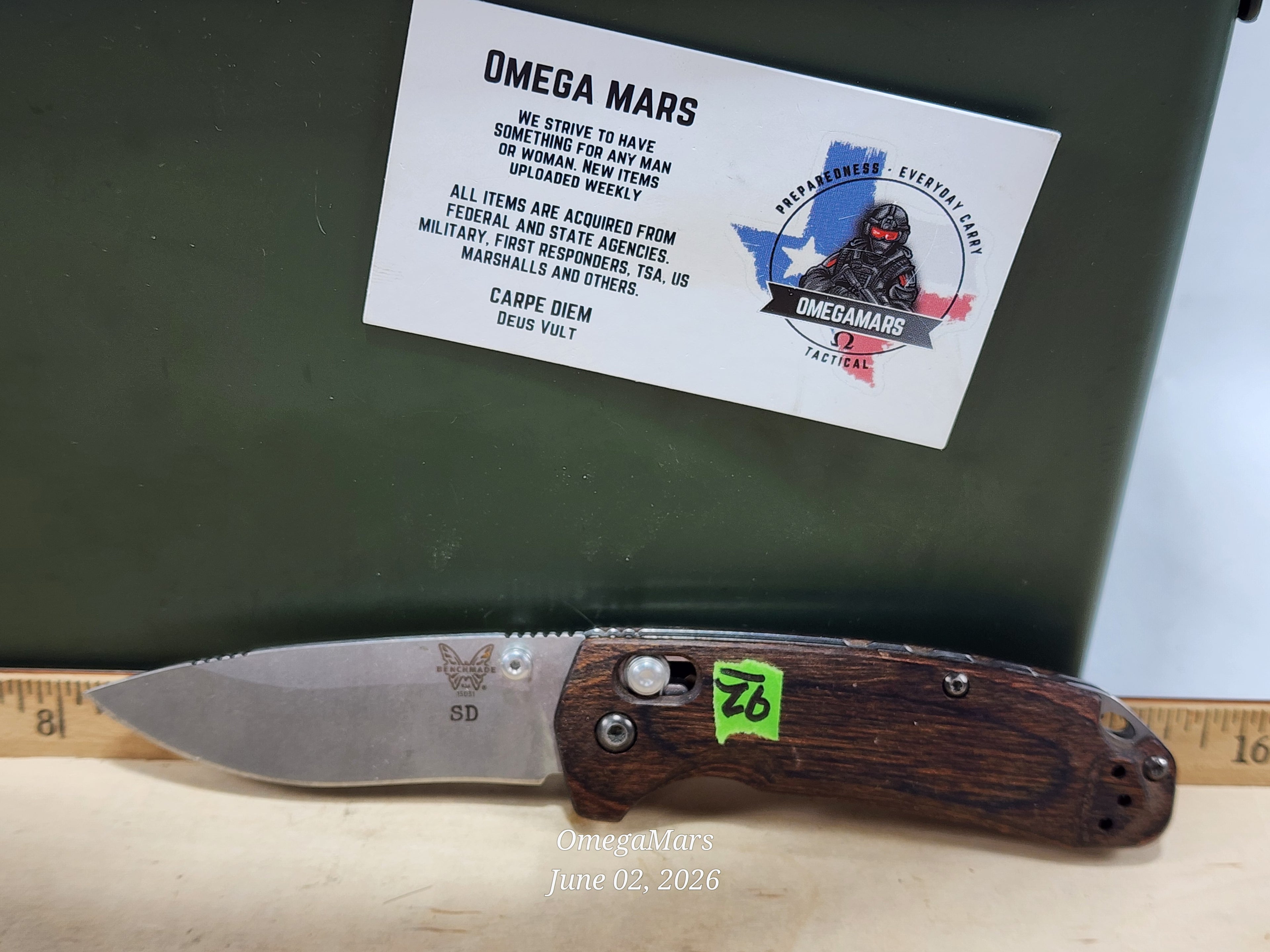BENCHMADE 15031 - Light Usage - #92Gr