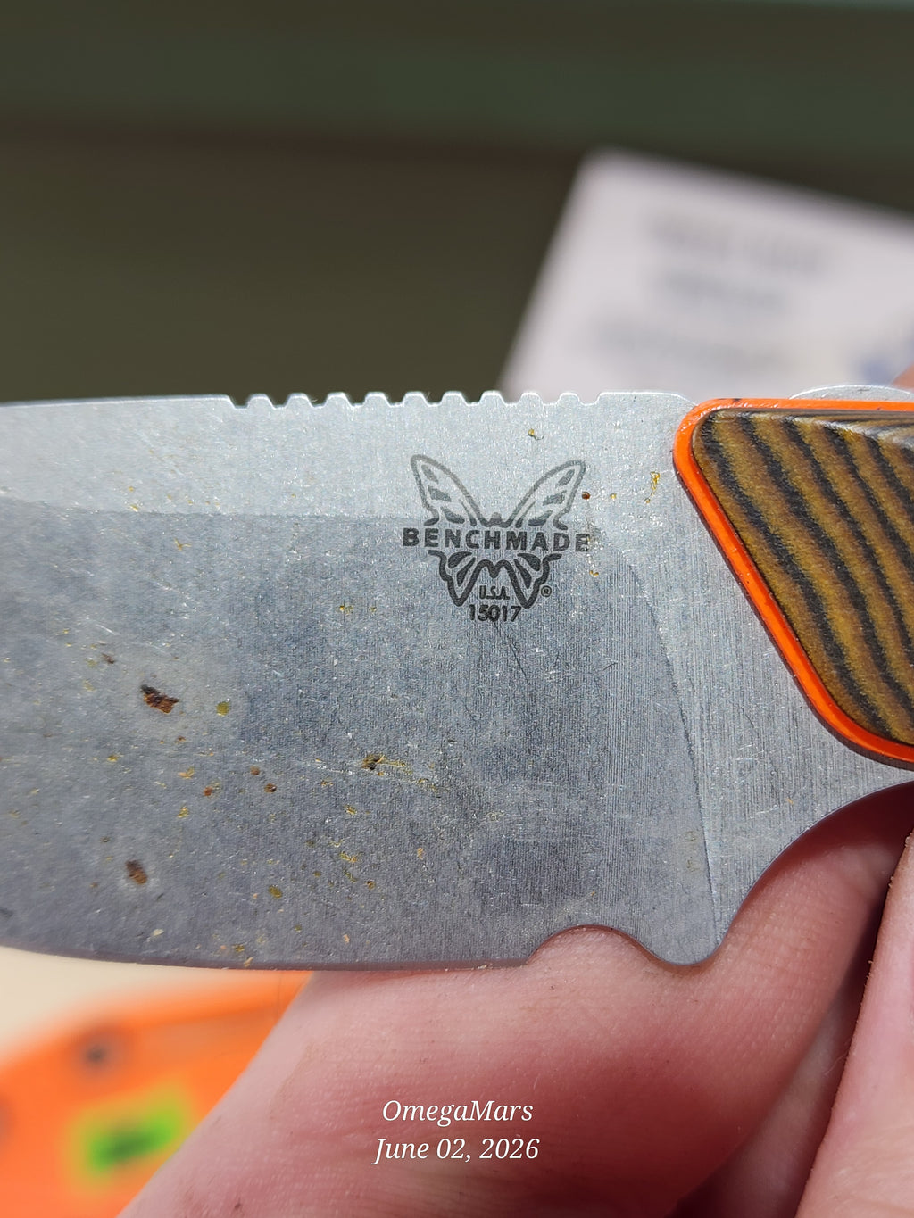BENCHMADE 15017-1 - Light Usage/Dirty - #96Gr