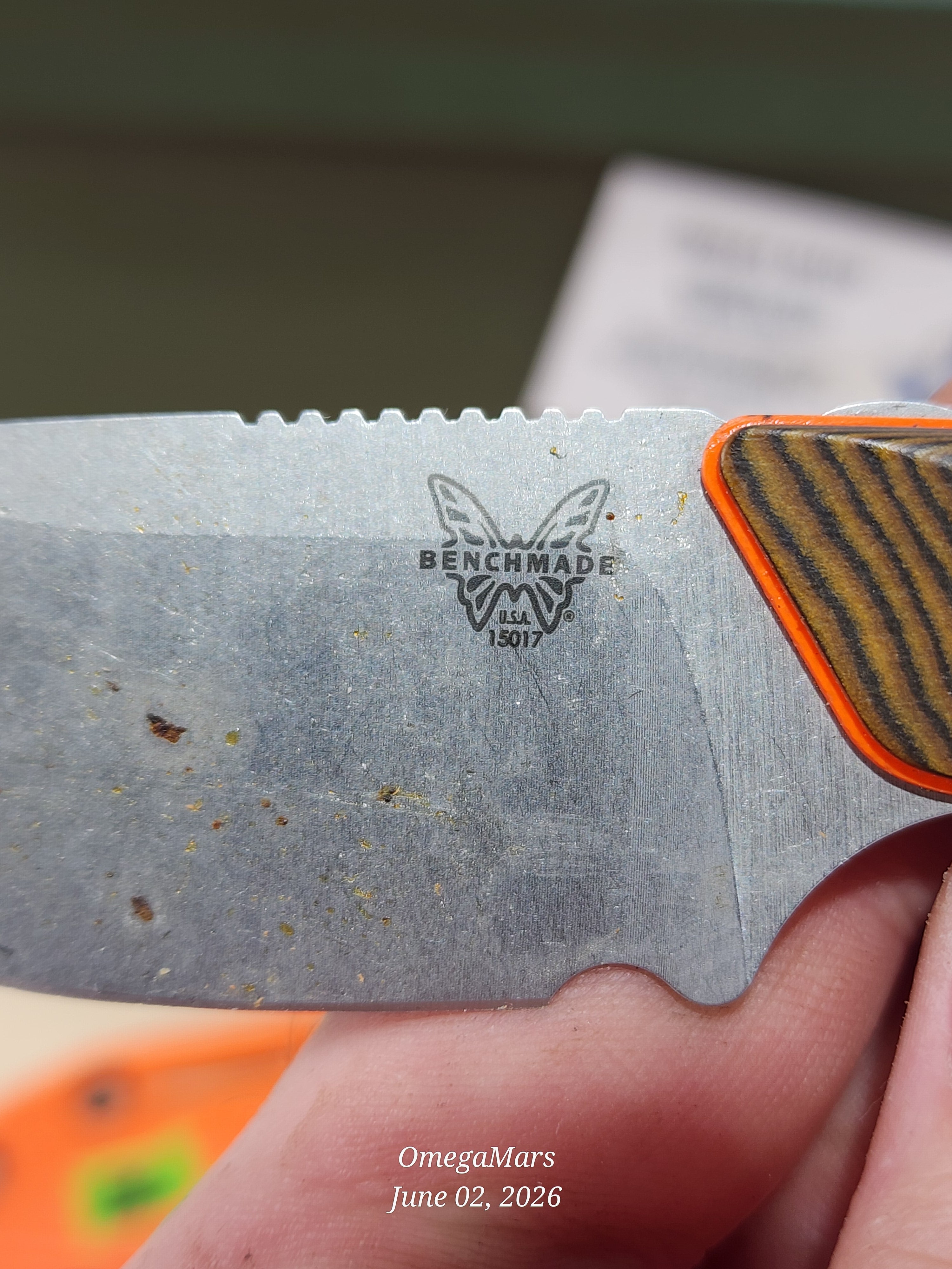 BENCHMADE 15017-1 - Light Usage/Dirty - #96Gr