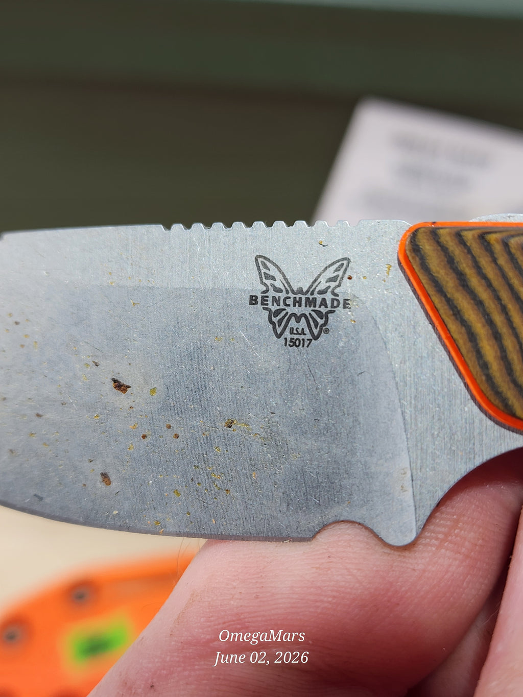 BENCHMADE 15017-1 - Light Usage/Dirty - #96Gr