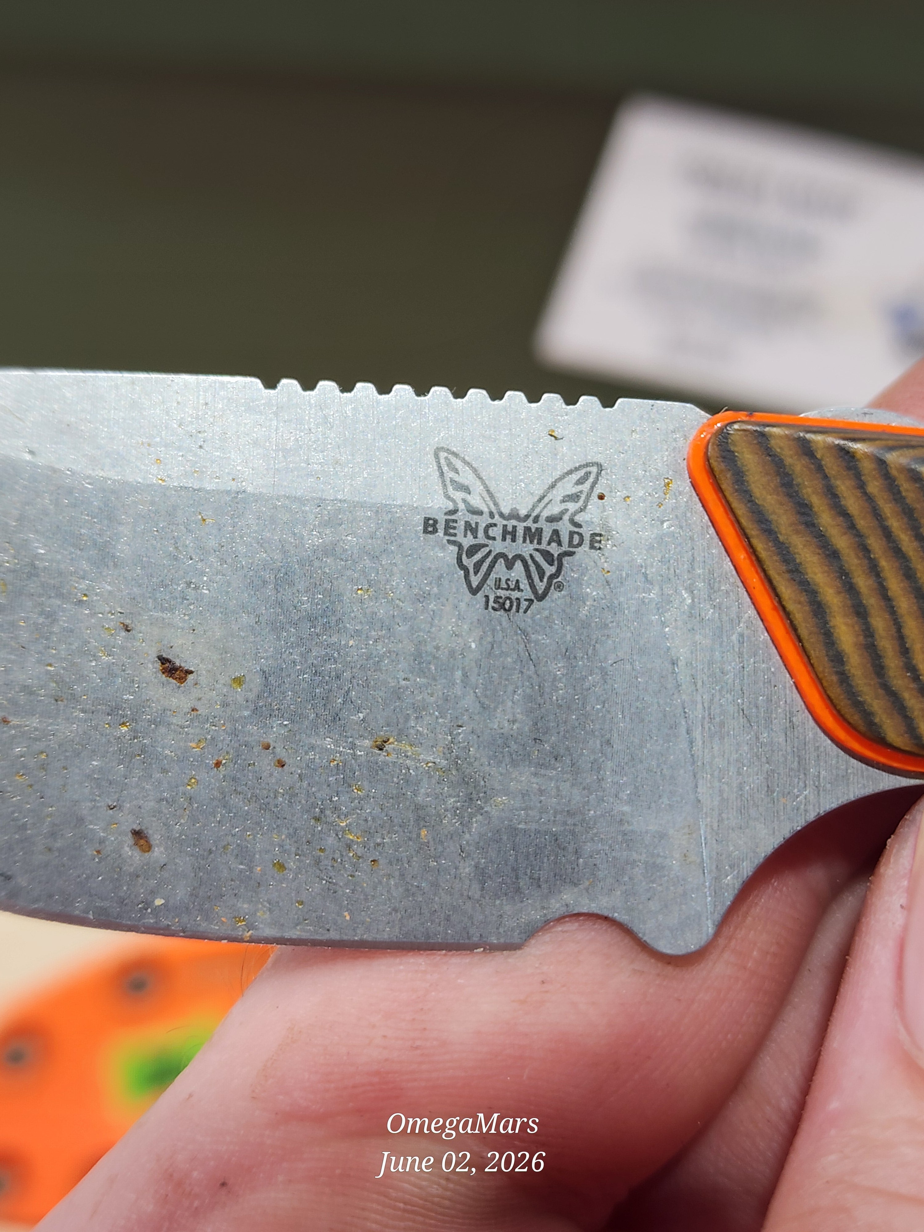 BENCHMADE 15017-1 - Light Usage/Dirty - #96Gr