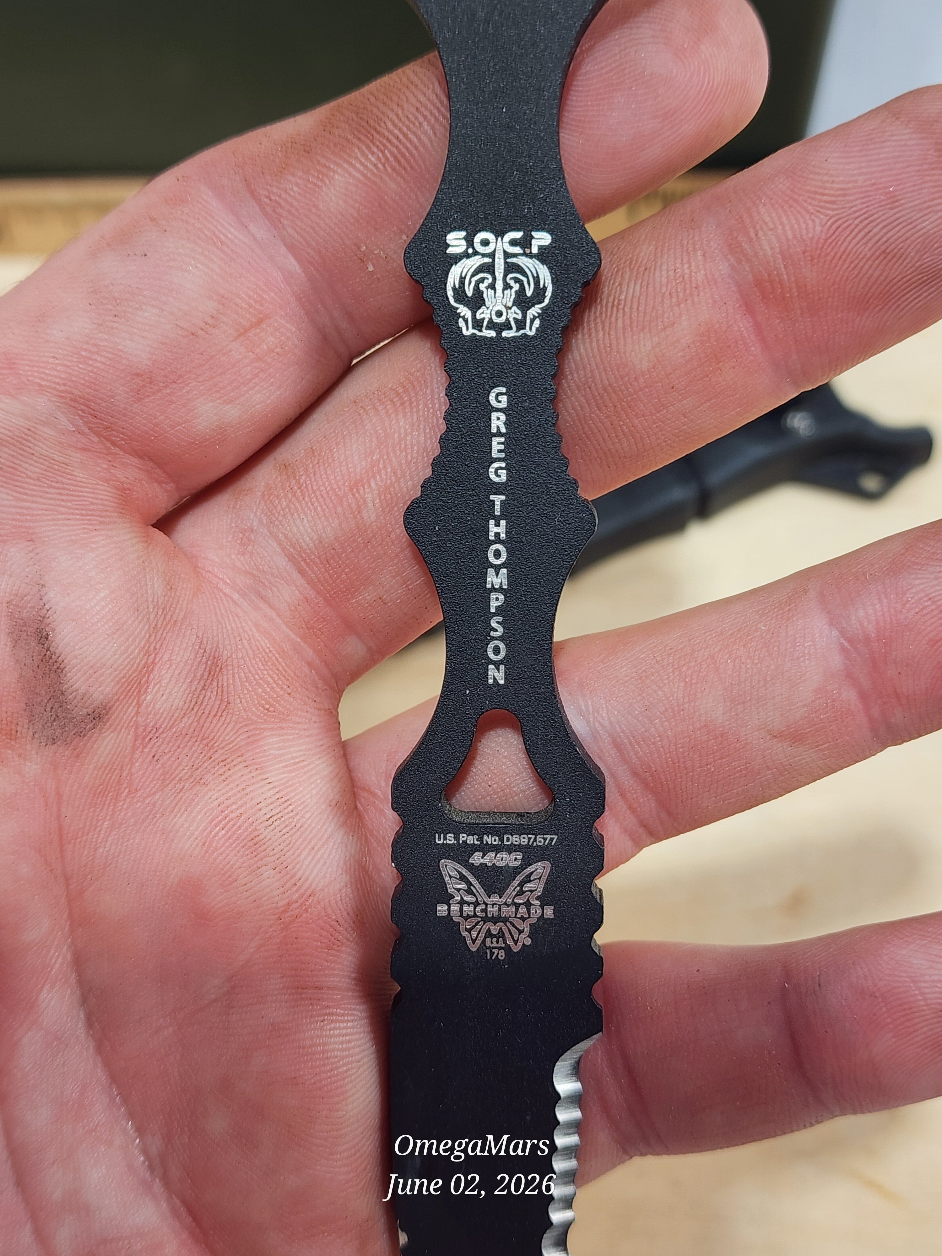 BENCHMADE 176SBK Discontinued - Rare - Light Usage - #98Gr