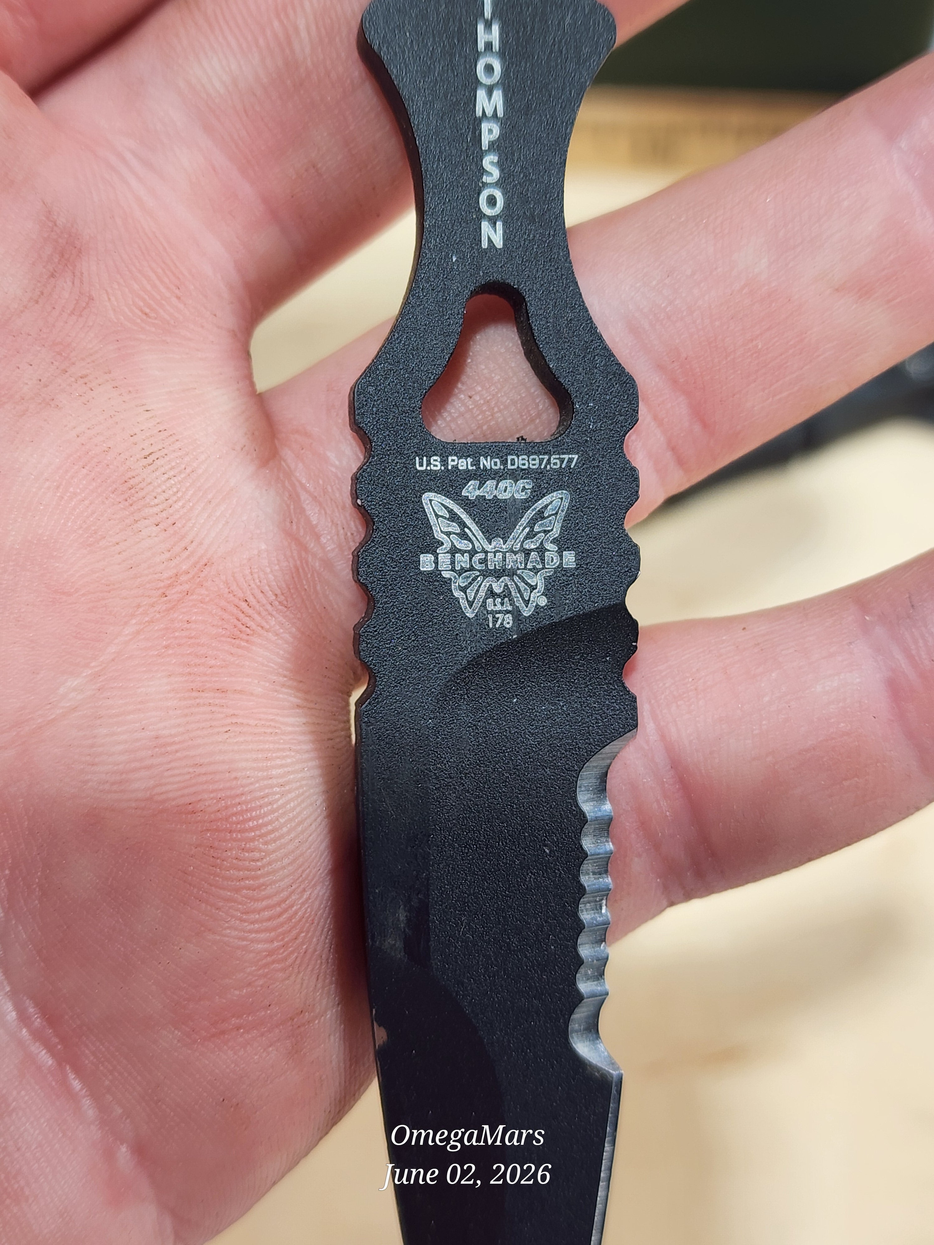 BENCHMADE 176SBK Discontinued - Rare - Light Usage - #98Gr