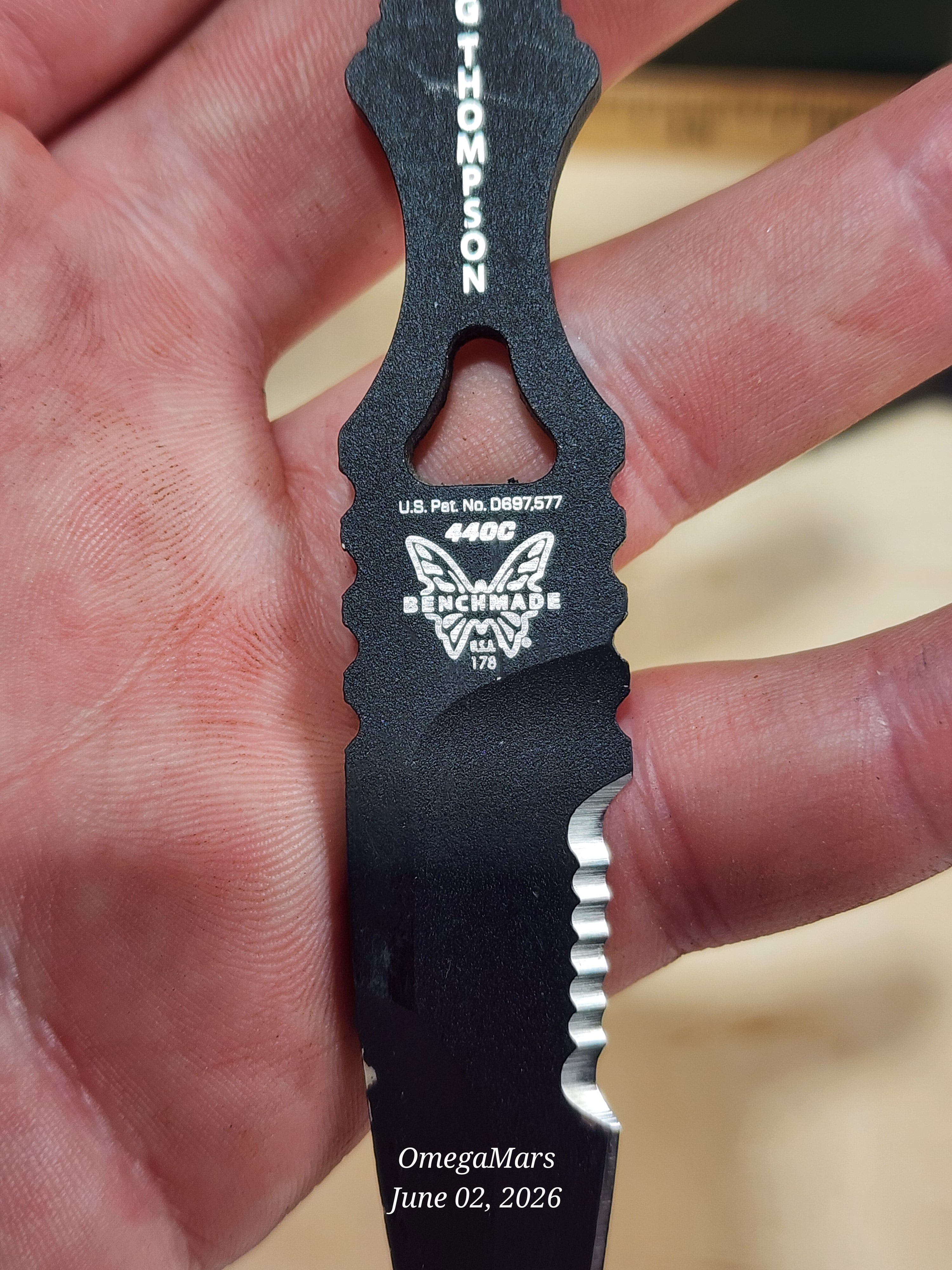 BENCHMADE 176SBK Discontinued - Rare - Light Usage - #98Gr