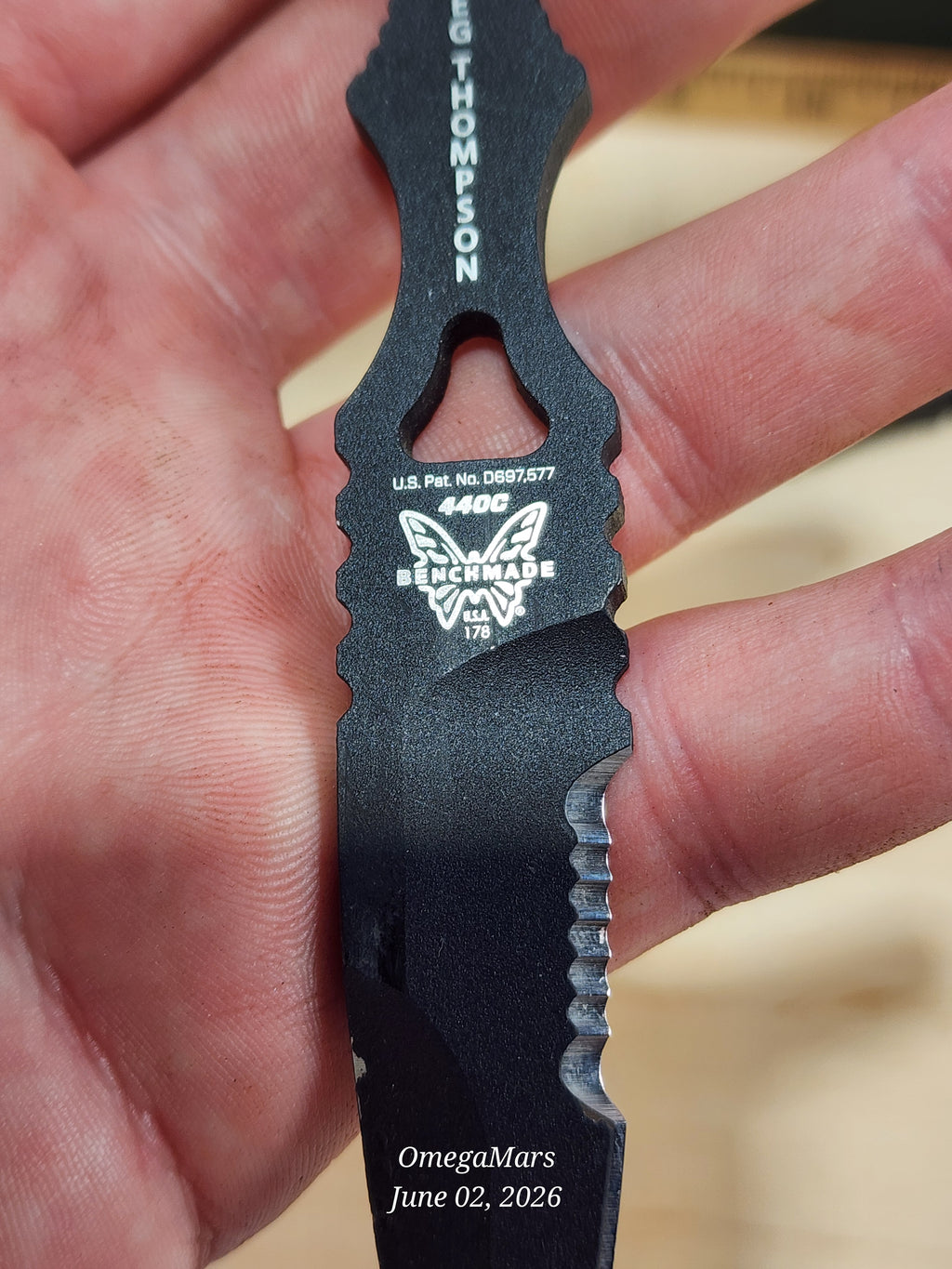 BENCHMADE 176SBK Discontinued - Rare - Light Usage - #98Gr