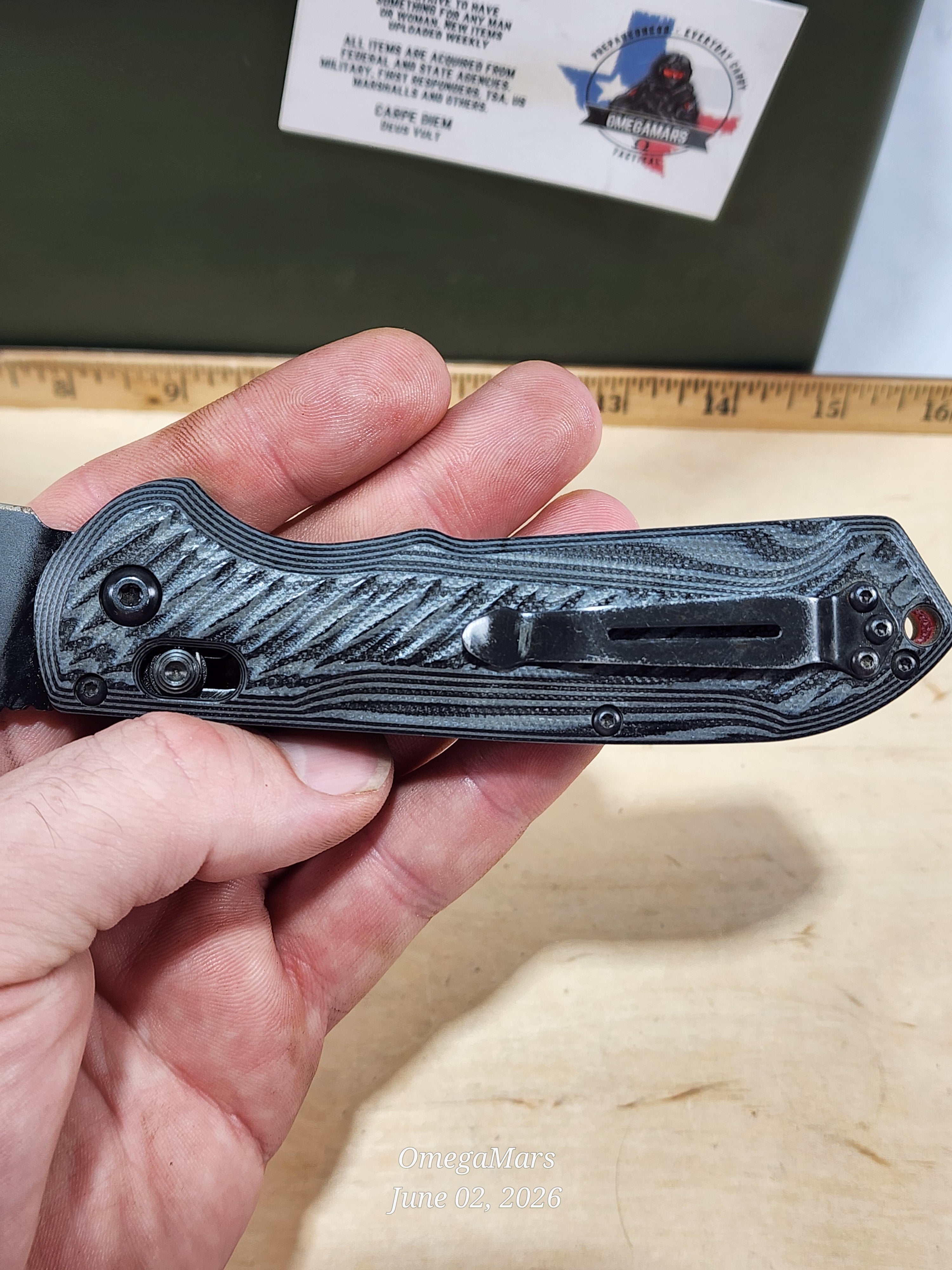BENCHMADE Mini Freek 565BK-2 - Light Usage - #100Gr