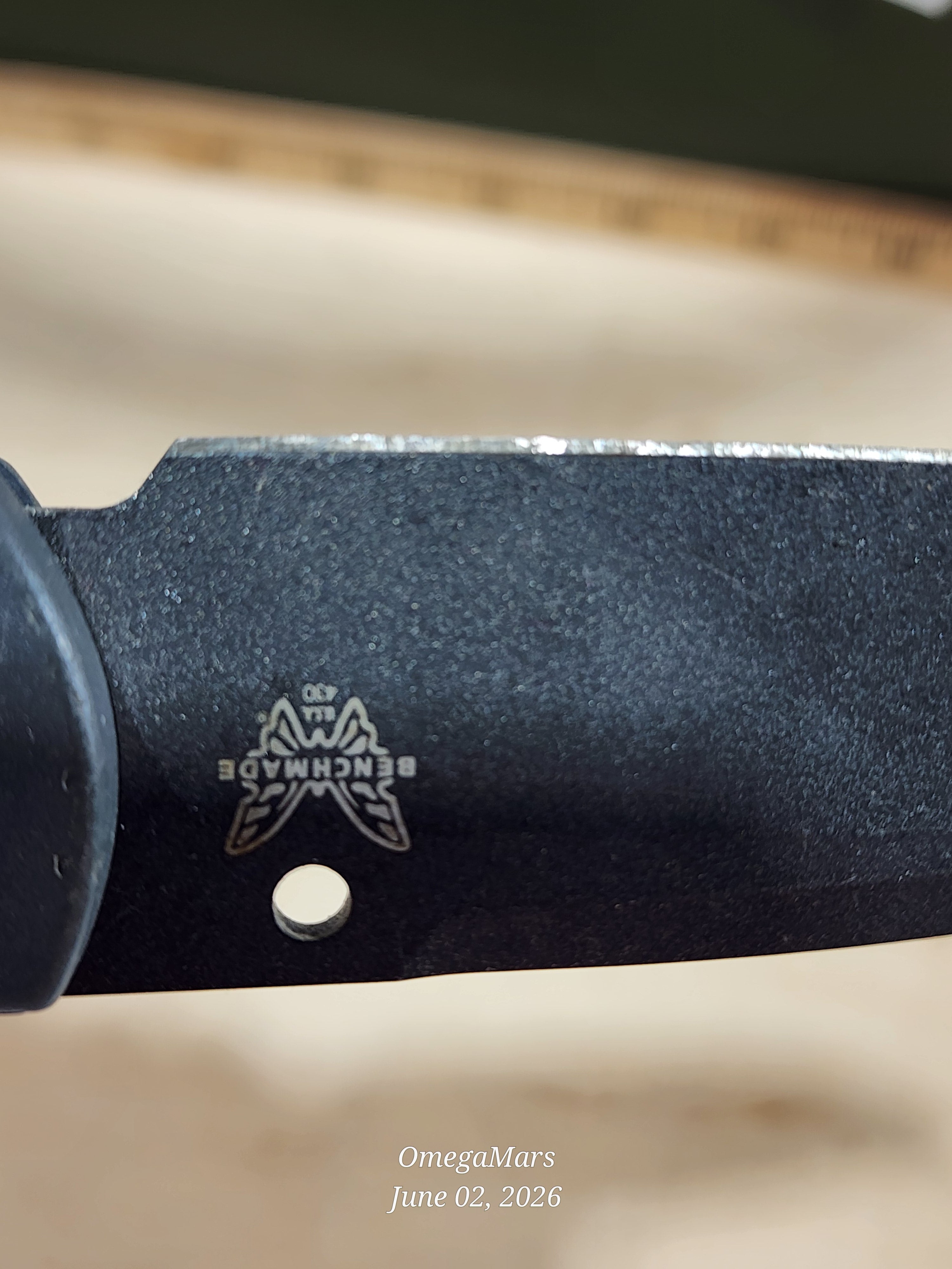 BENCHMADE 430 - CPM-D2 Steel - Light Usage - #102Gr