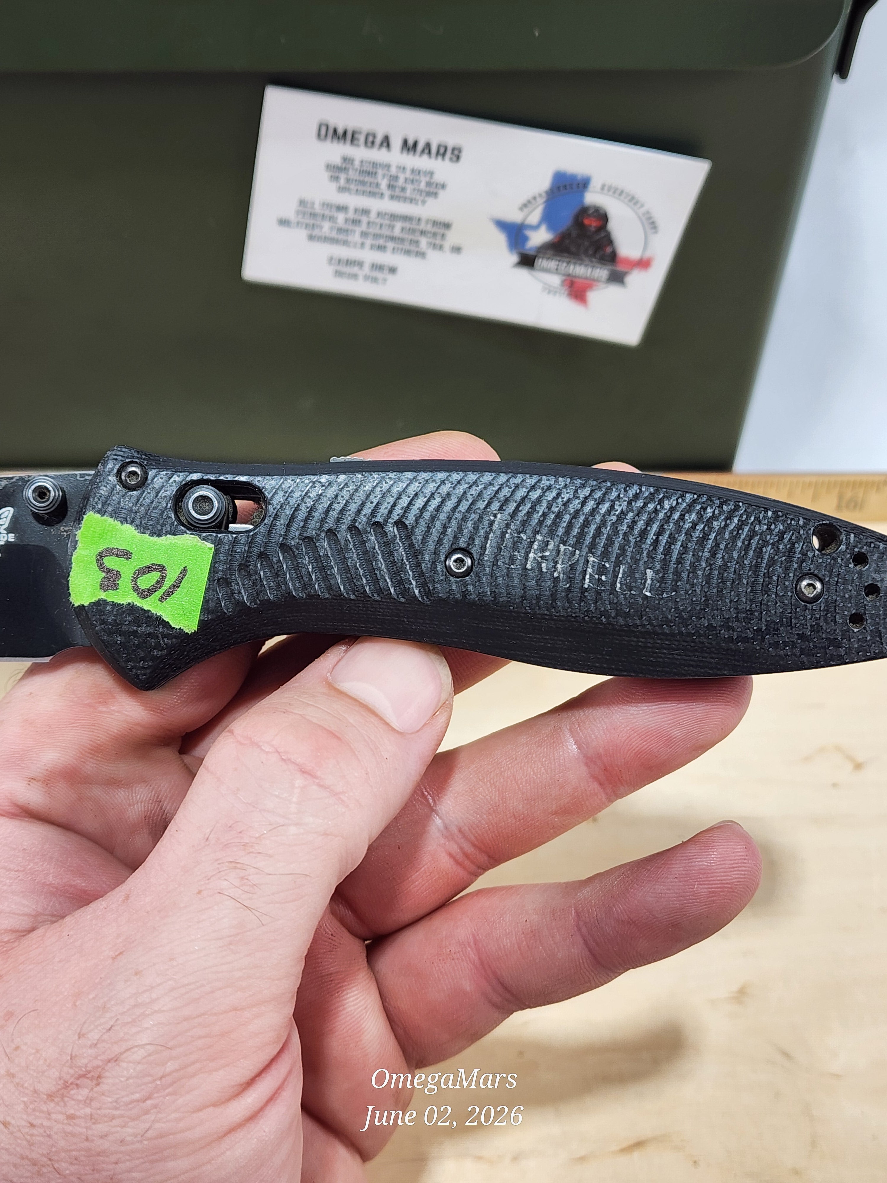 BENCHMADE 583 Barrage S30V - Light Usage - #103Gr