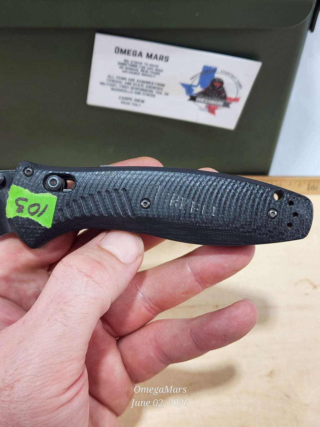 BENCHMADE 583 Barrage S30V - Light Usage - #103Gr
