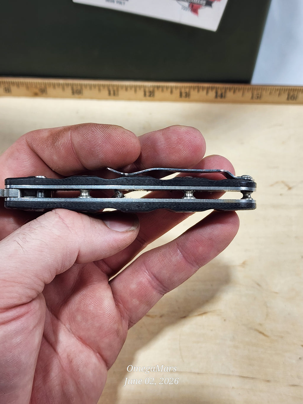 BENCHMADE 484 Nakamura M390 Steel - Light Usage #105Gr