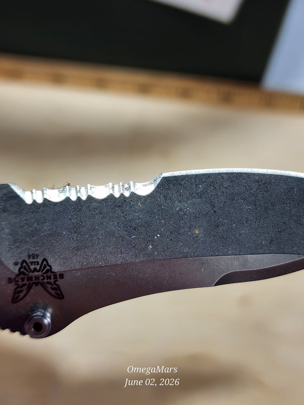 BENCHMADE 484 Nakamura M390 Steel - Light Usage #105Gr