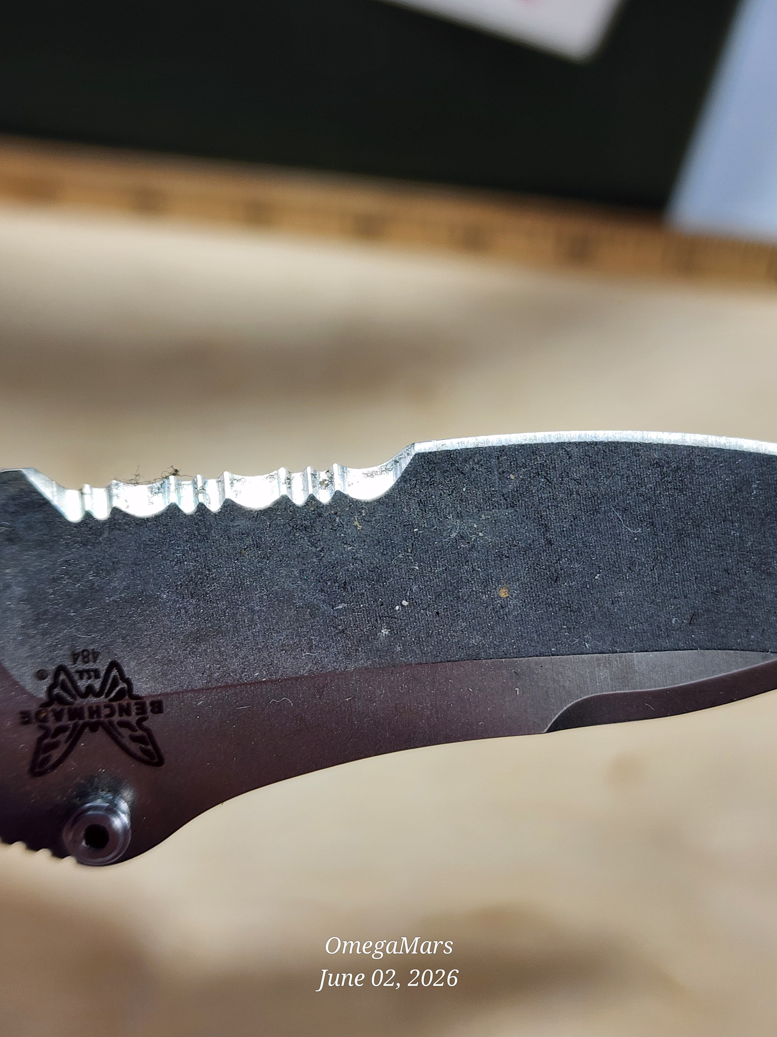 BENCHMADE 484 Nakamura M390 Steel - Light Usage #105Gr