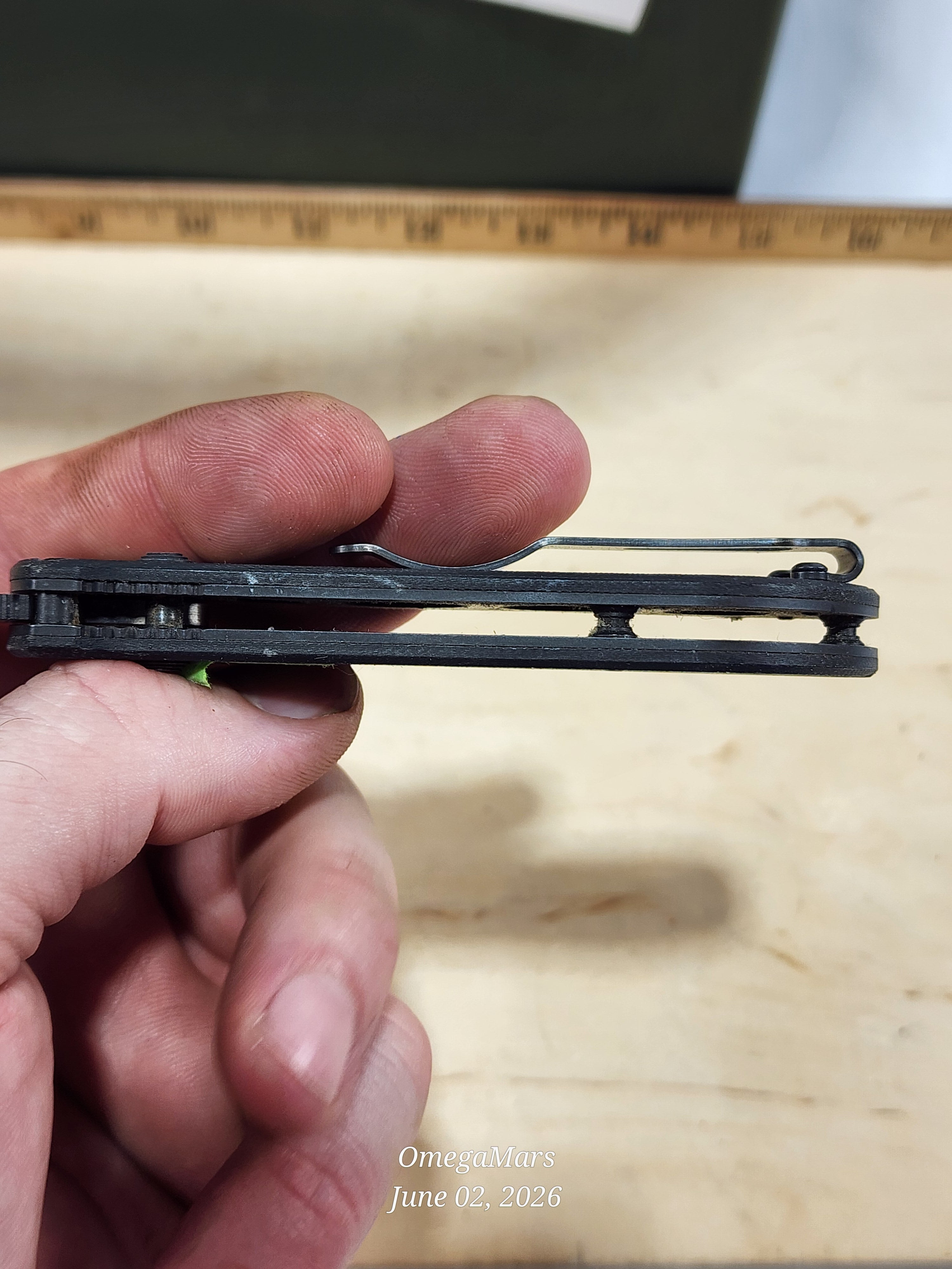 BENCHMADE 903 Mini-AXIS Stryker Folding Pocket Knife 2.94" 154CM - Light Usage #106Gr