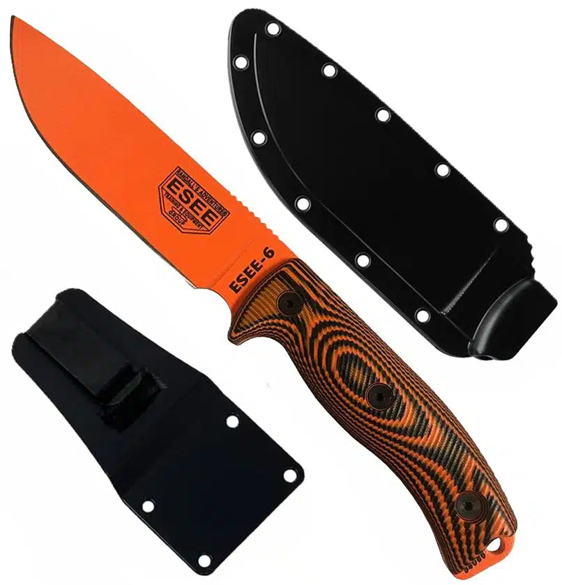 ESEE Model 6 Fixed Blade Orange - ES6POR006  - BRAND NEW
