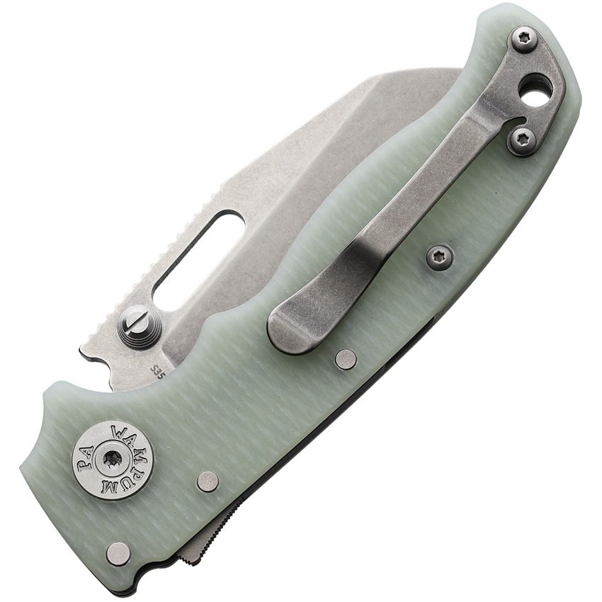 Demko AD 20.5 Shark Lock CPM-S35VN Shark Foot Jade G10 Handles - BNIB - READ
