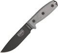 ESEE Model 4 Carbon Steel Plain - ES4PB - Brand New