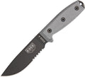 ESEE Model 4 Stainless Serrated - ES4SMBB - Brand New