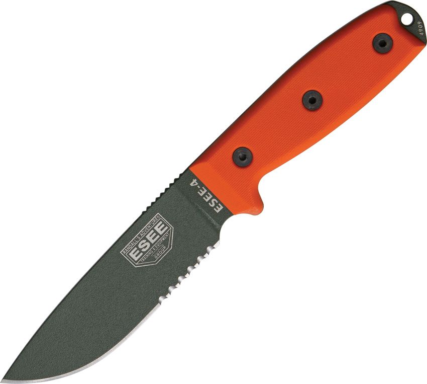 ESEE Model 4 Part Serrated - ES4SMBOD