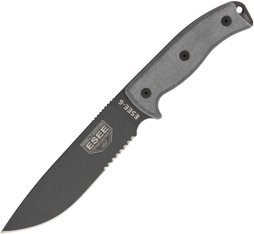 ESEE Model 6 Serrated - ES6STG  - BRAND NEW