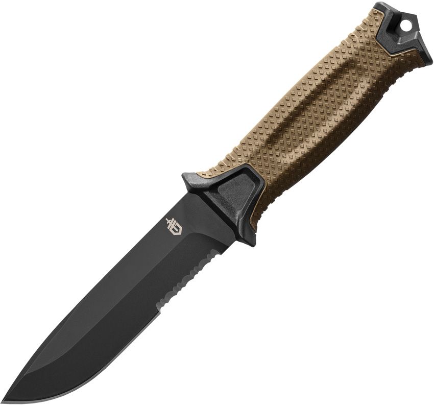 Strongarm Fixed Blade - Black - Coyote - PE Green - Serrated or Plain