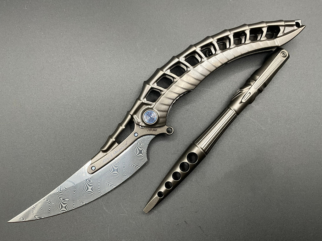 Alien 4 Framelock WITH PEN Brand New - Rike Knife