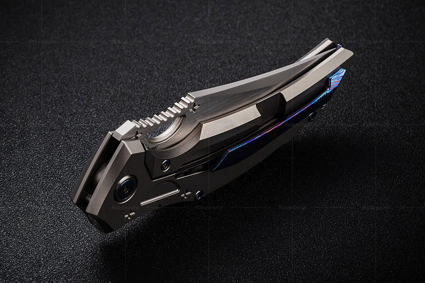 RIKE KNIFE S05 Framelock Gray Ti - BNIB