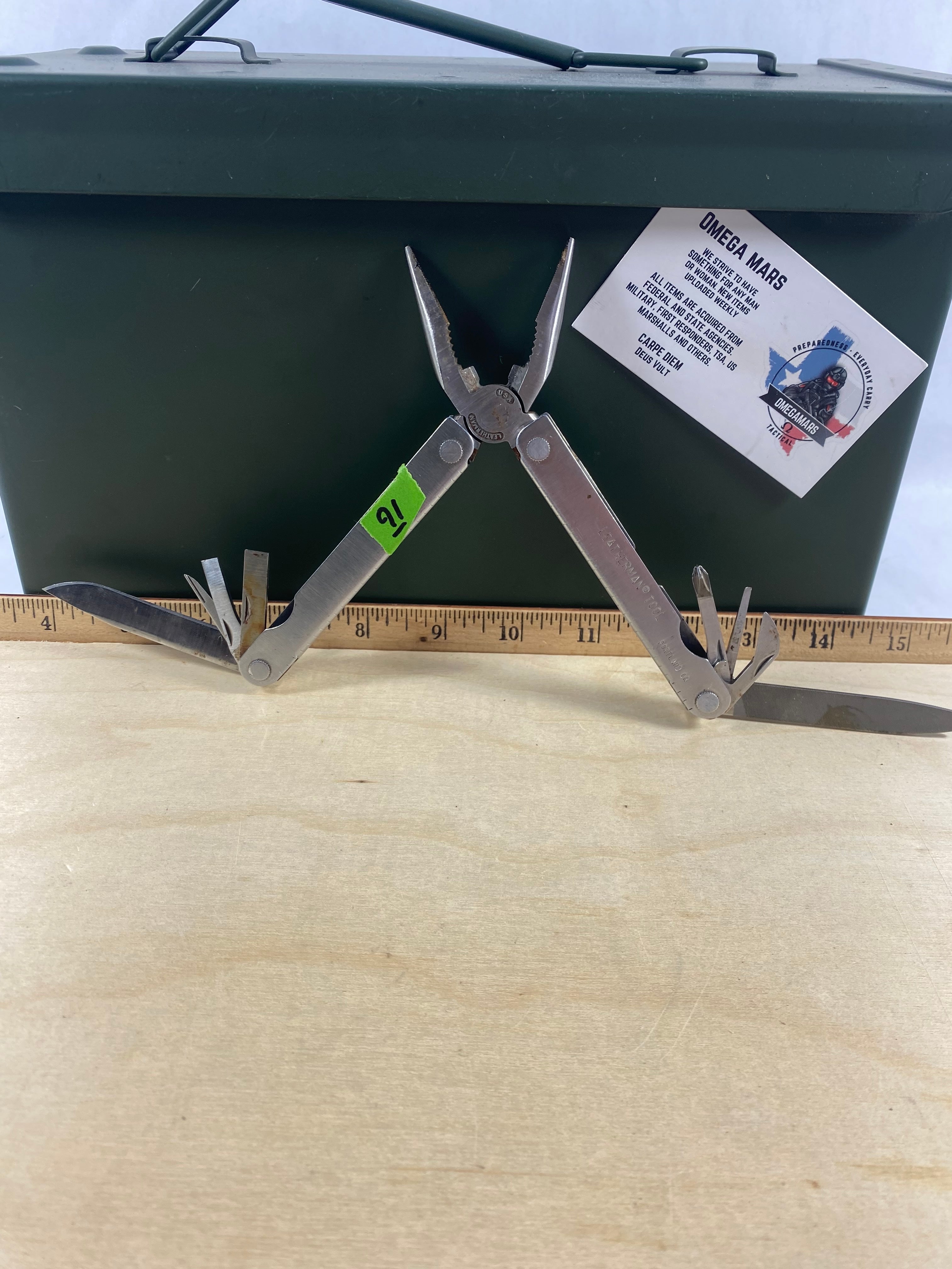 Leatherman PST #91. Light usage. Dirty & needs oil. (0599-0499)