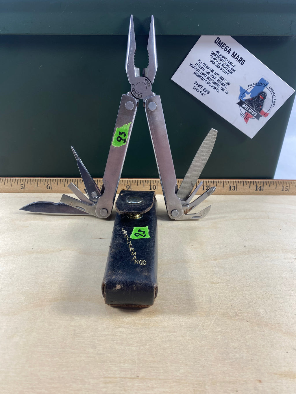 Learherman PST2 #93. Light usage. Dirty. Loose tools. (0999-0100)