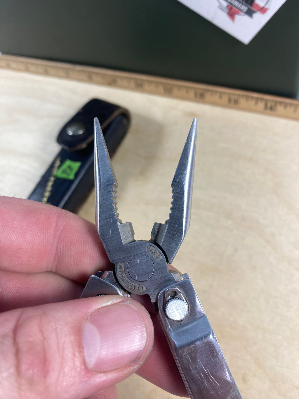 Learherman PST2 #93. Light usage. Dirty. Loose tools. (0999-0100)