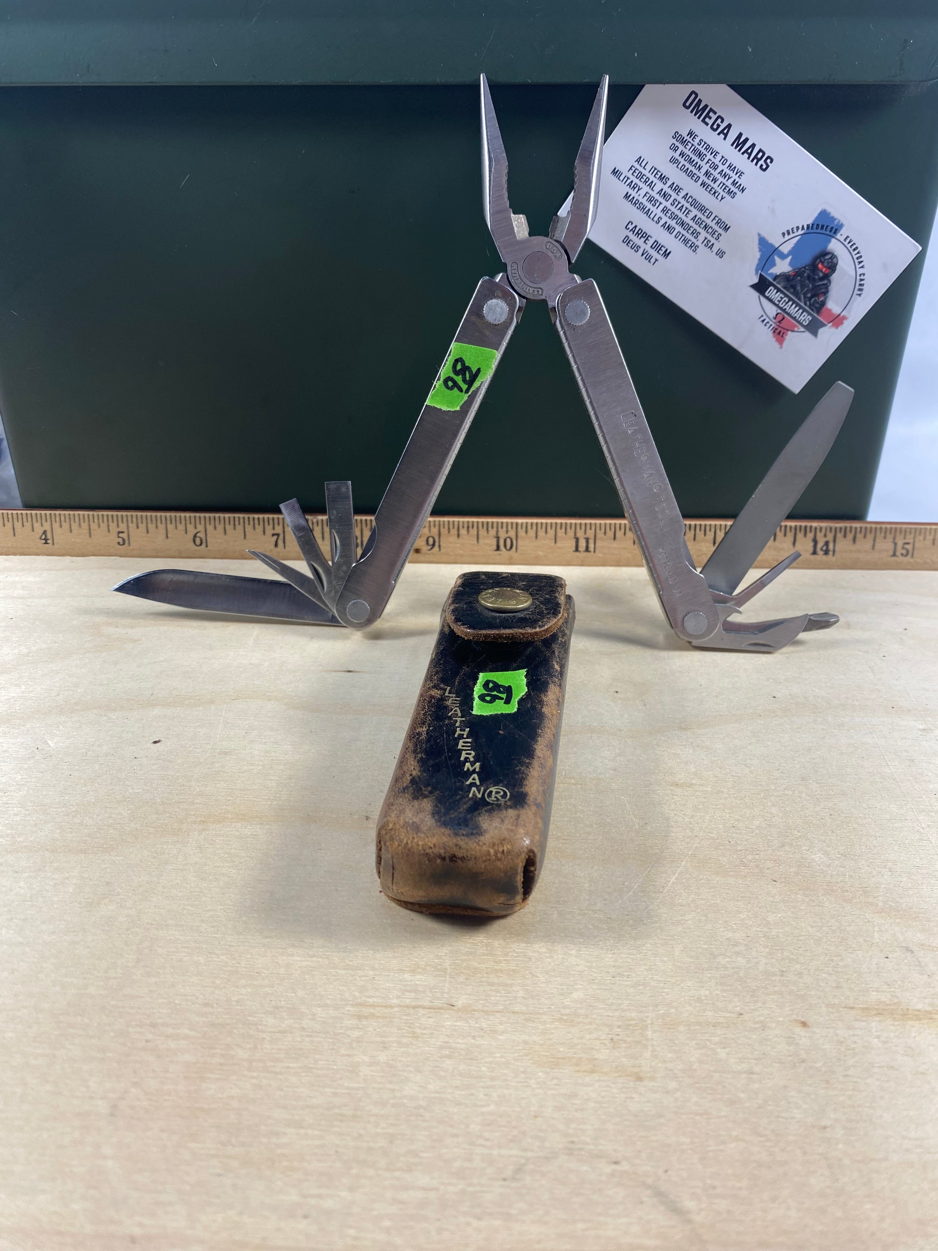 Leatherman PST #98. Light usage. (1198-1198)